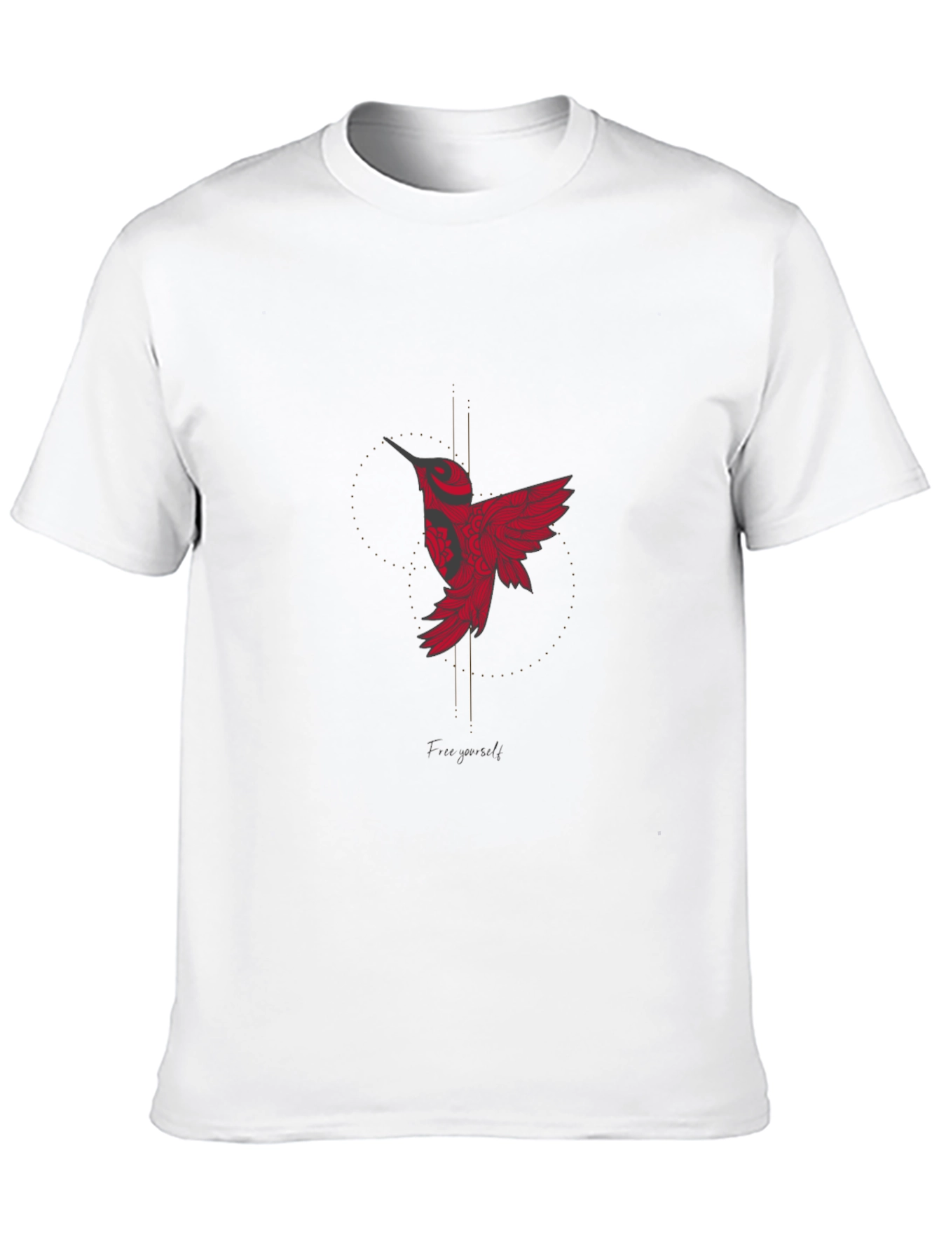 Hummingbird Graphic Print Tee