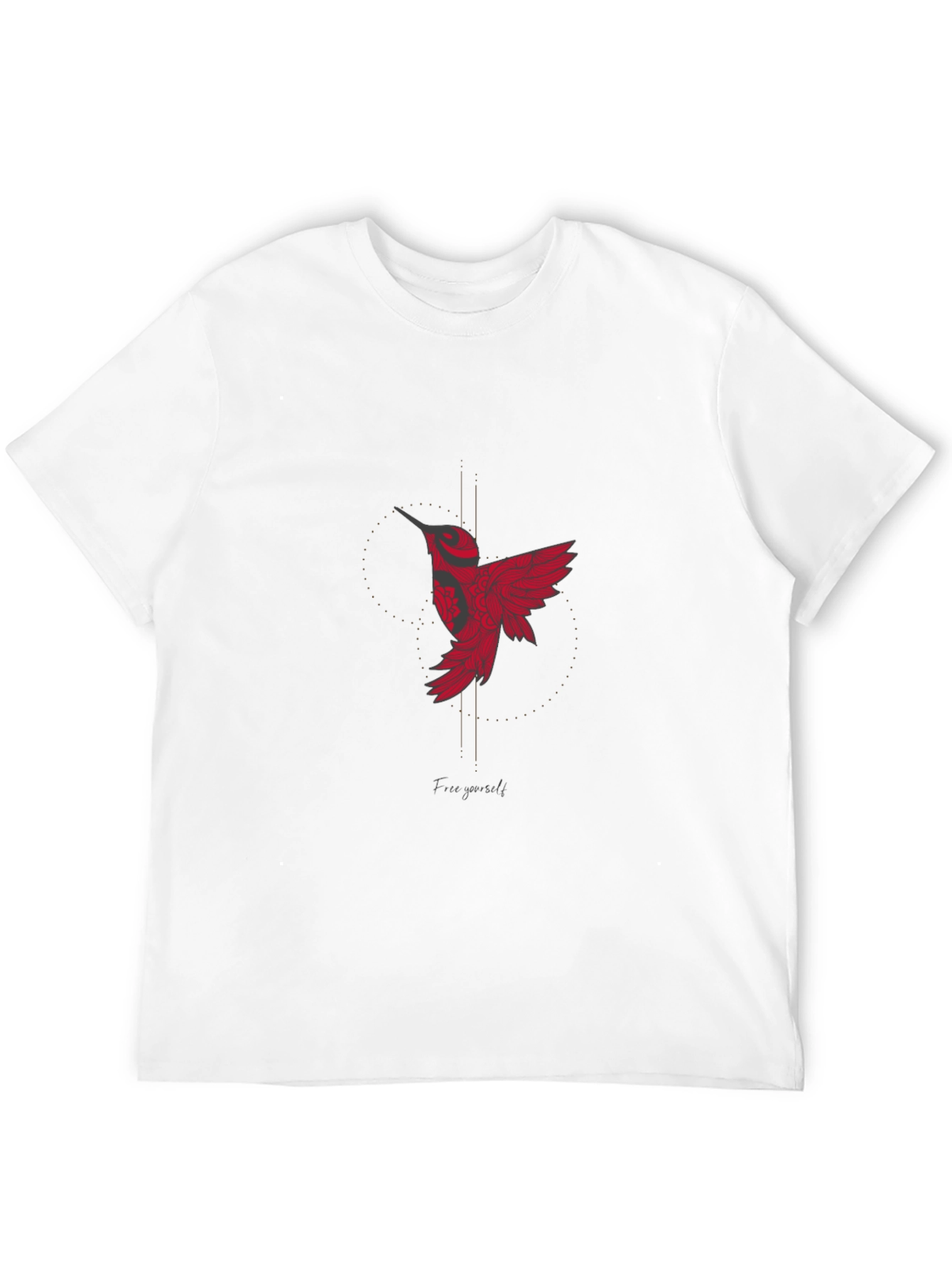 Hummingbird Graphic Print Tee