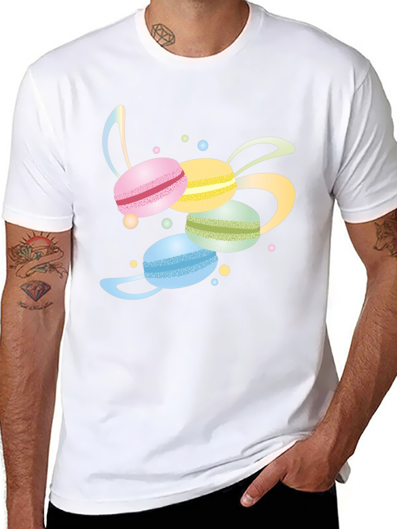Macaron T-Shirt - Sweet Treat Design