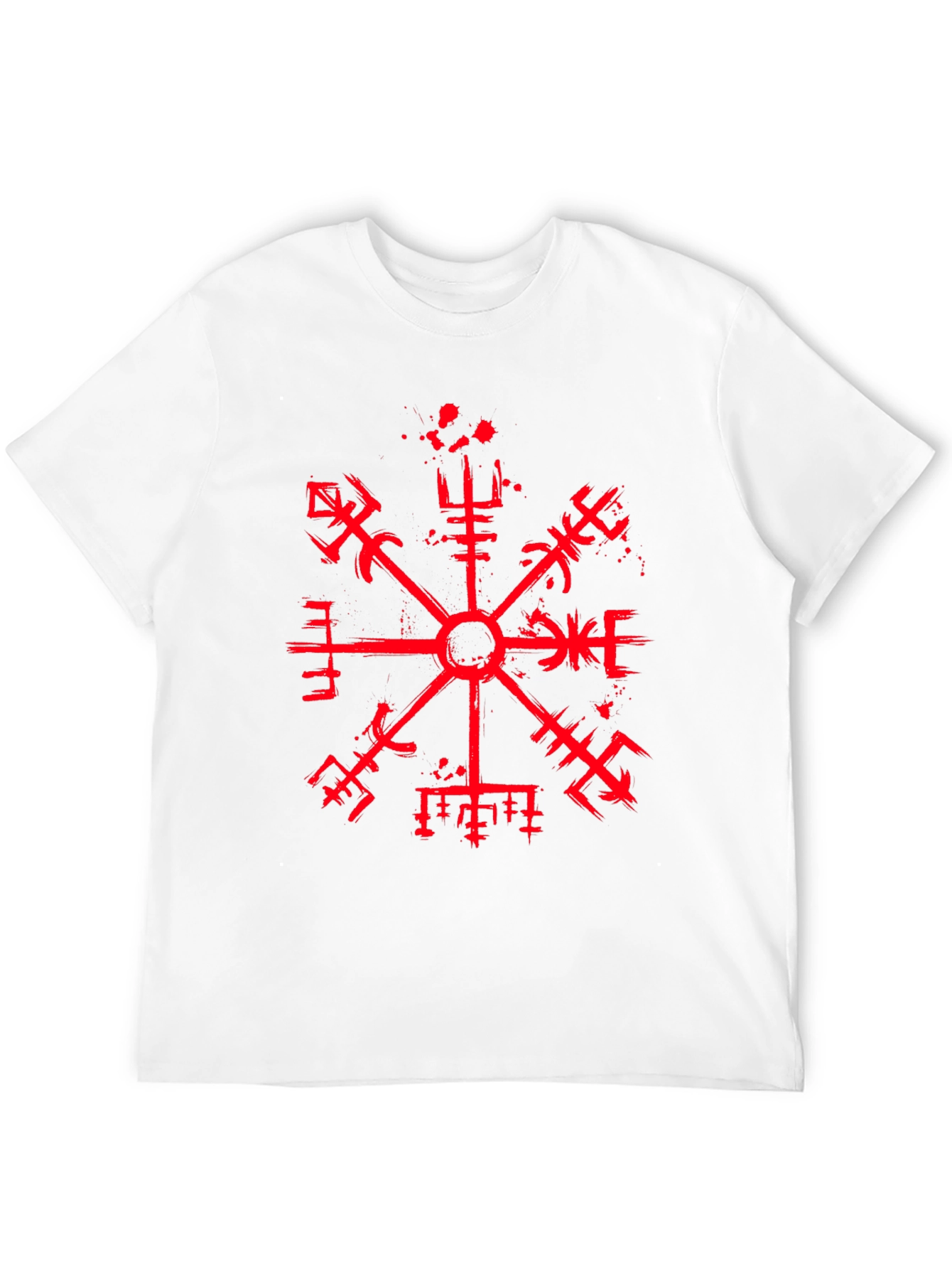 Viking Compass Black Graphic Tee