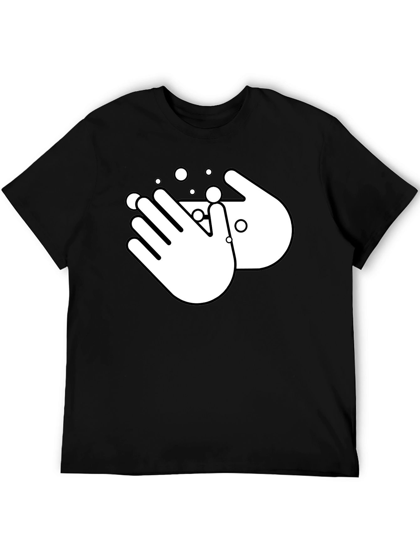 Wash Your Hands Black T-Shirt