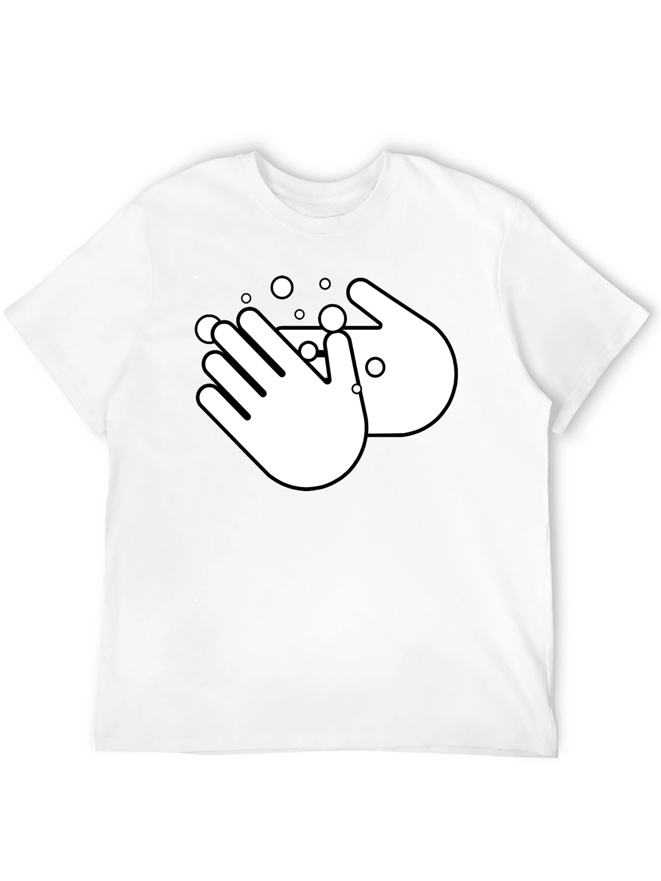 Wash Your Hands Black T-Shirt