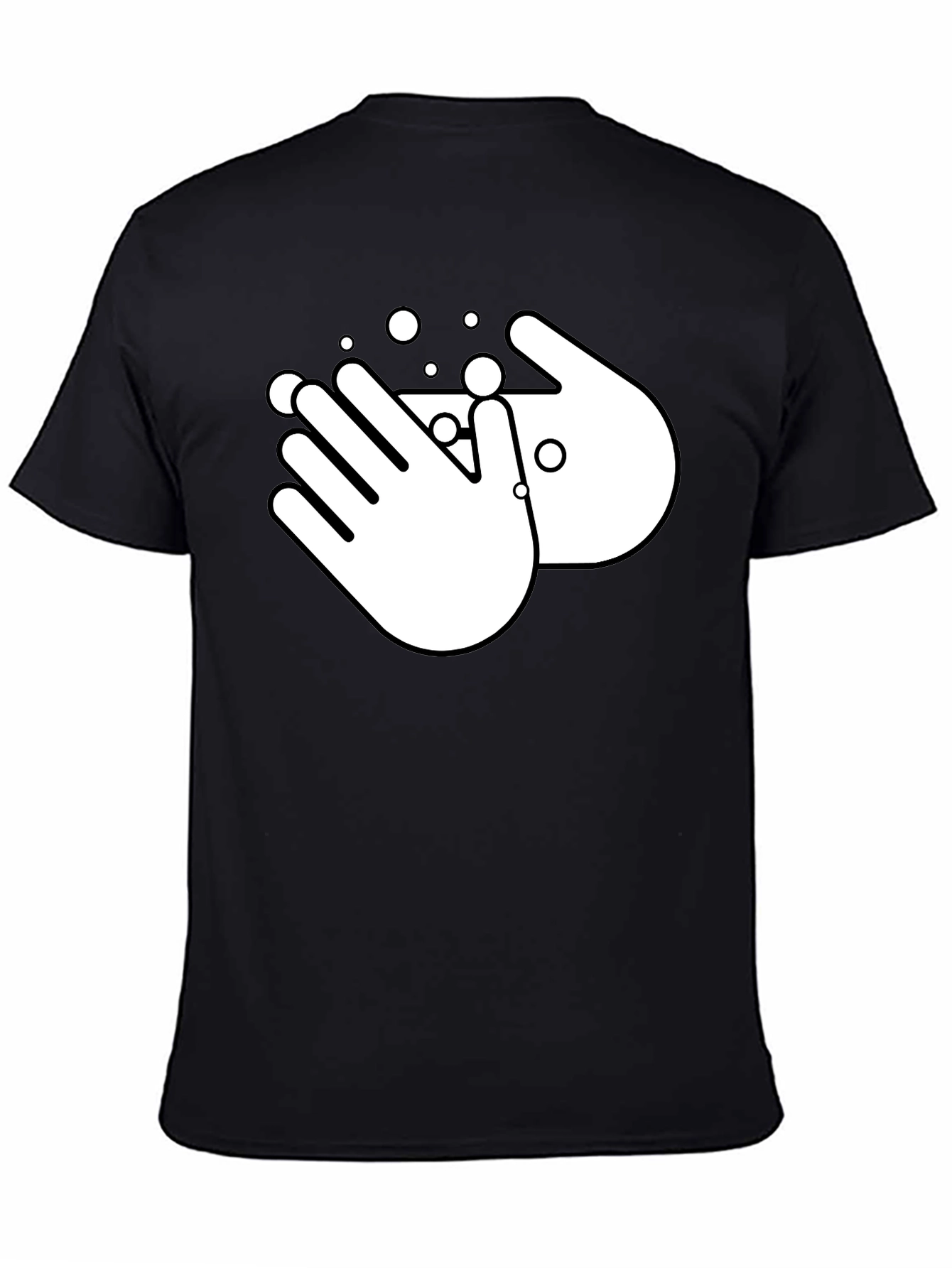 Wash Your Hands Black T-Shirt