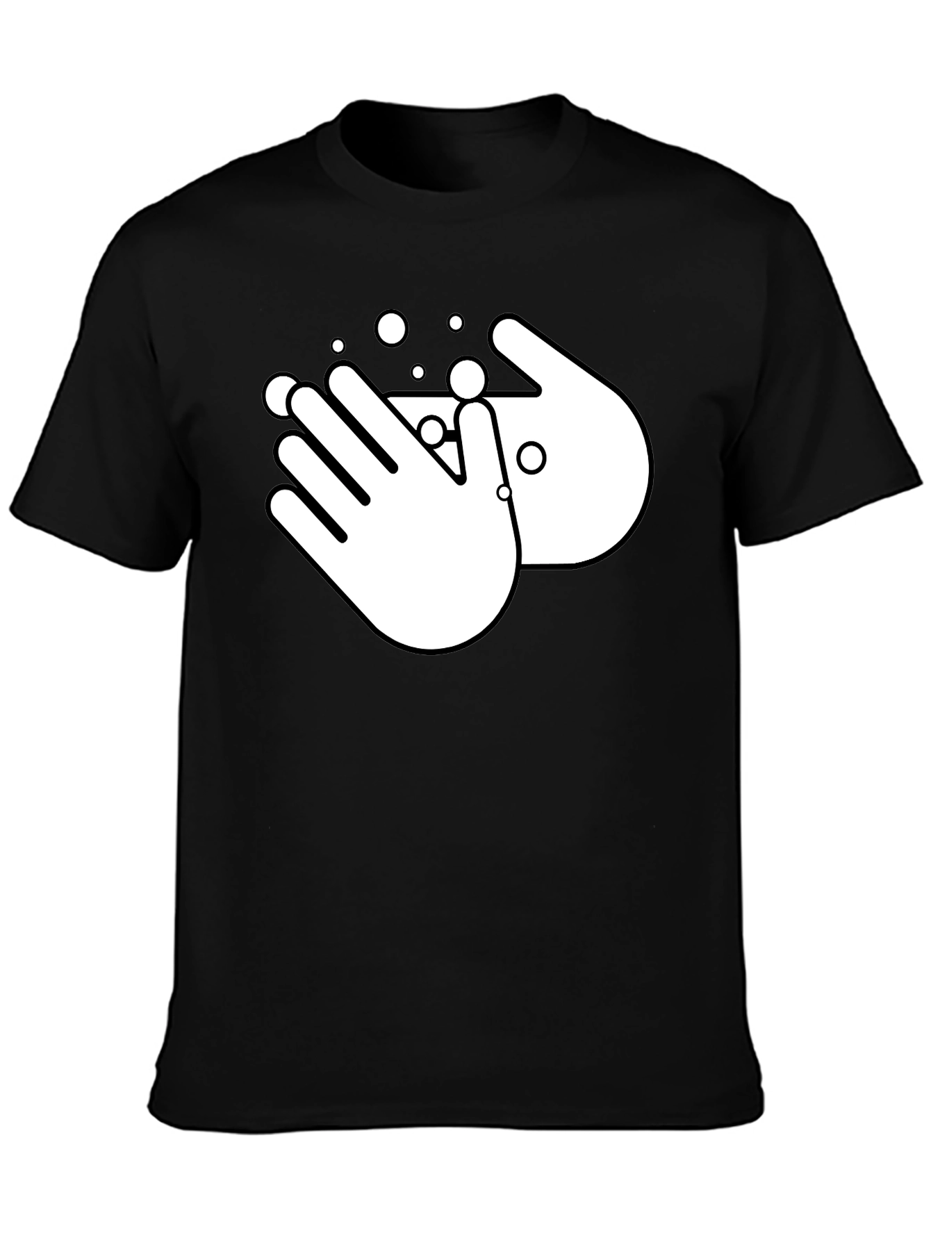 Wash Your Hands Black T-Shirt