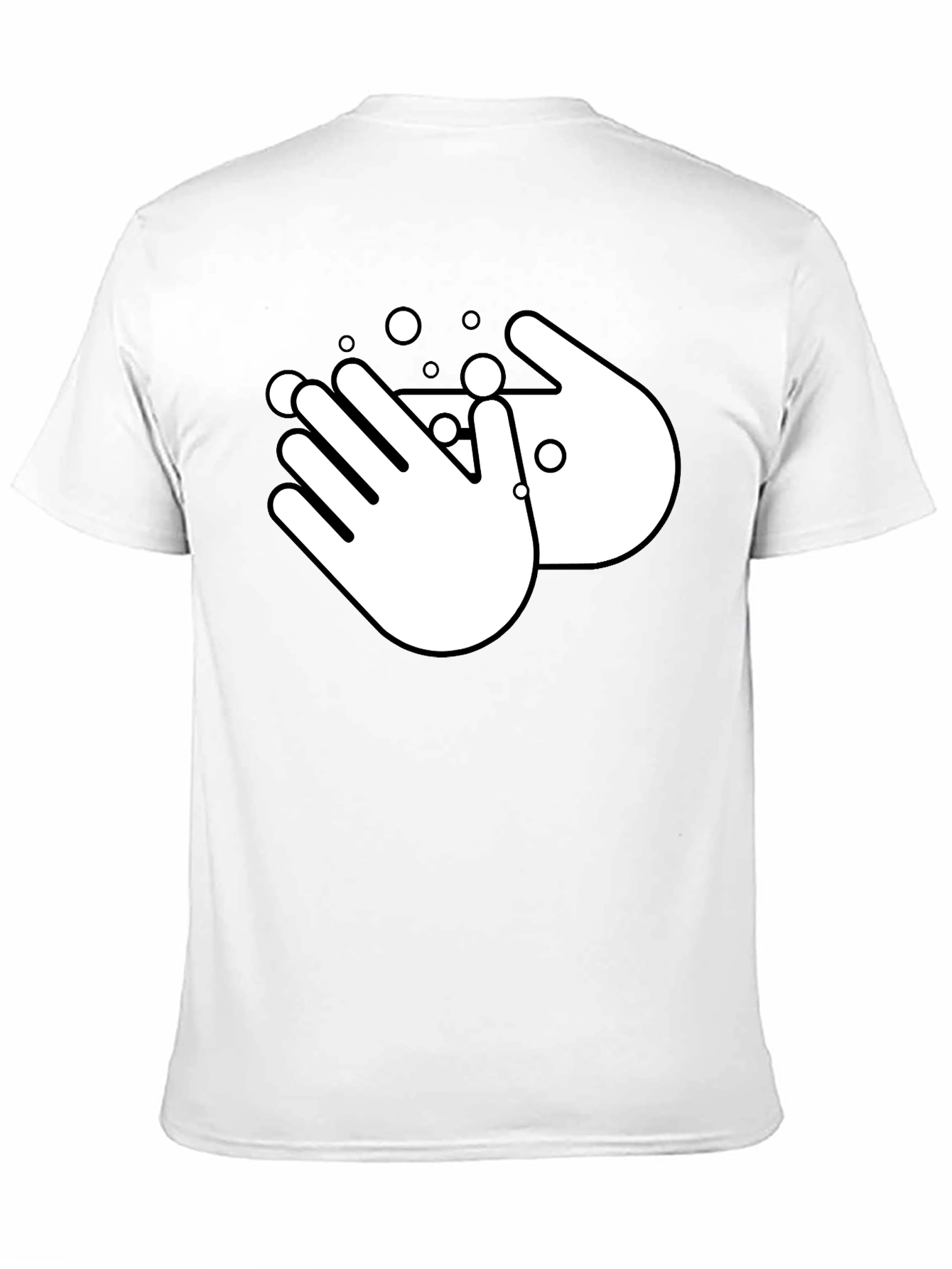 Wash Your Hands Black T-Shirt