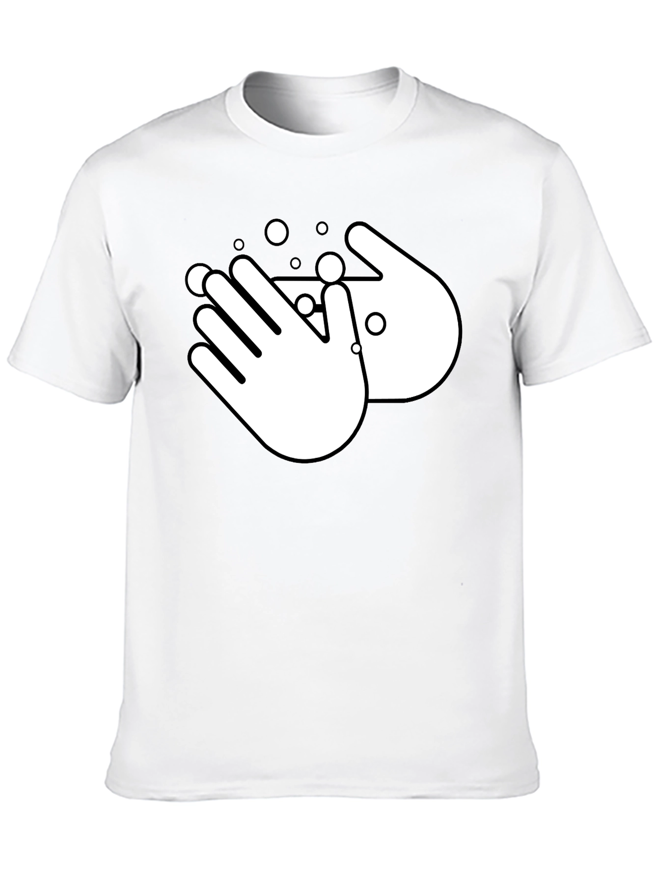 Wash Your Hands Black T-Shirt