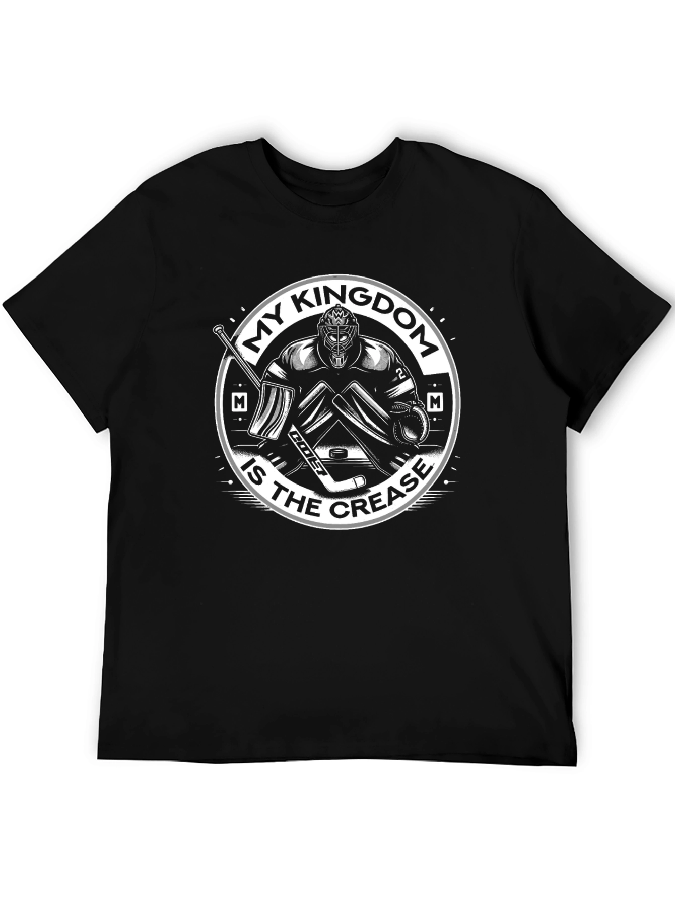 Hockey Goalie T-Shirt: My Kingdom Is The Crease
