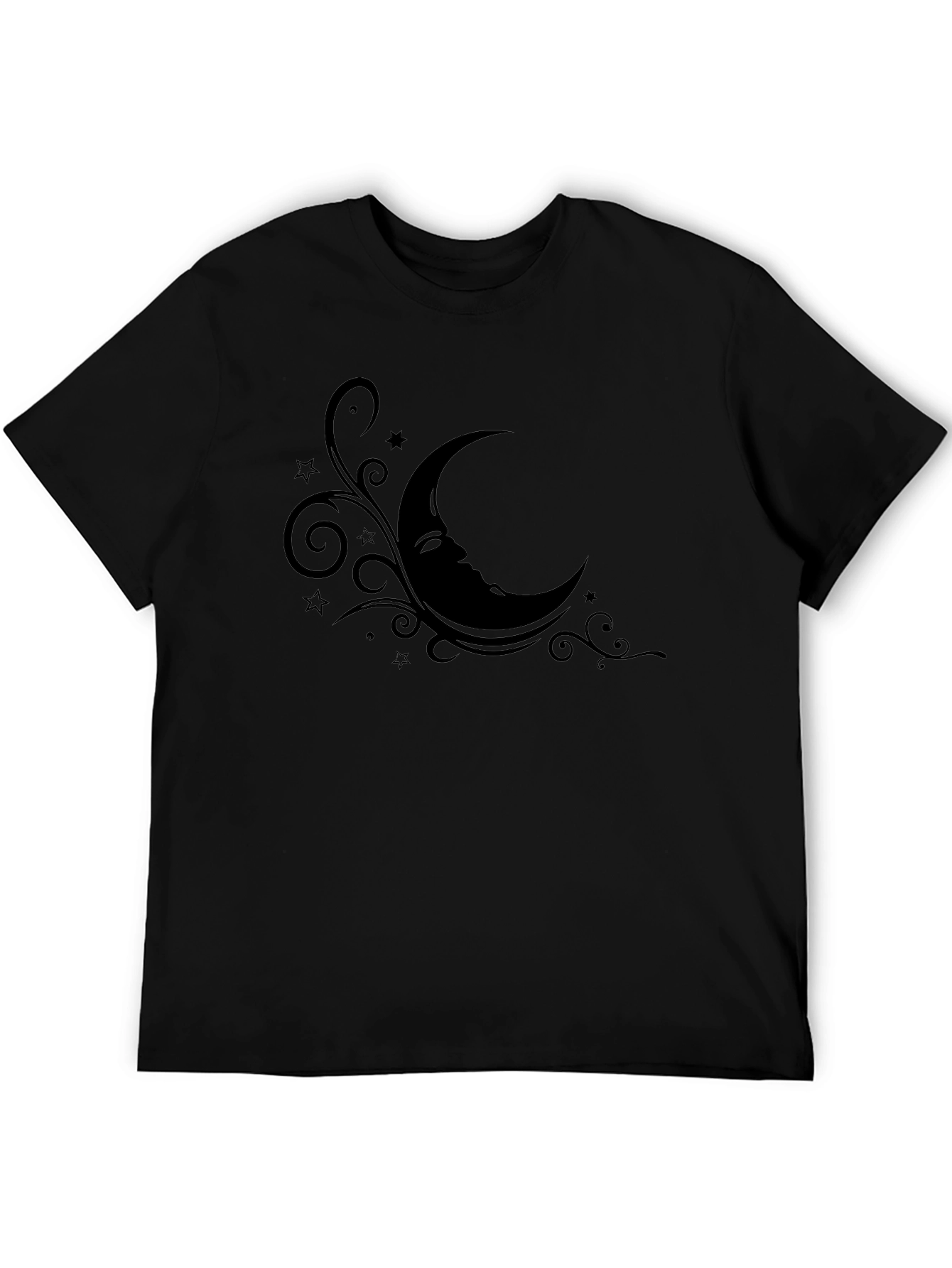 Mystic Moon Graphic Tee - Mens Black T-Shirt