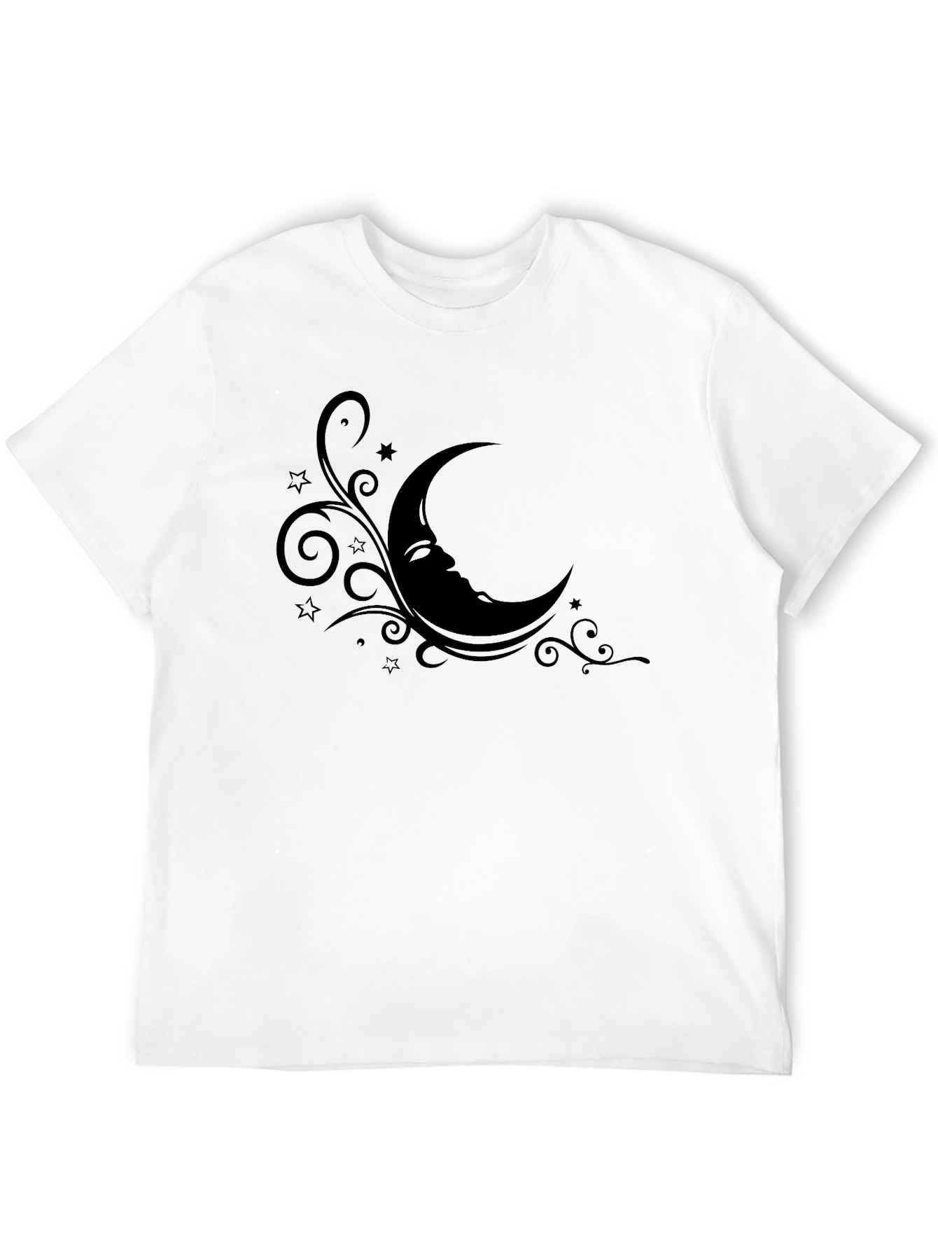 Mystic Moon Graphic Tee - Mens Black T-Shirt