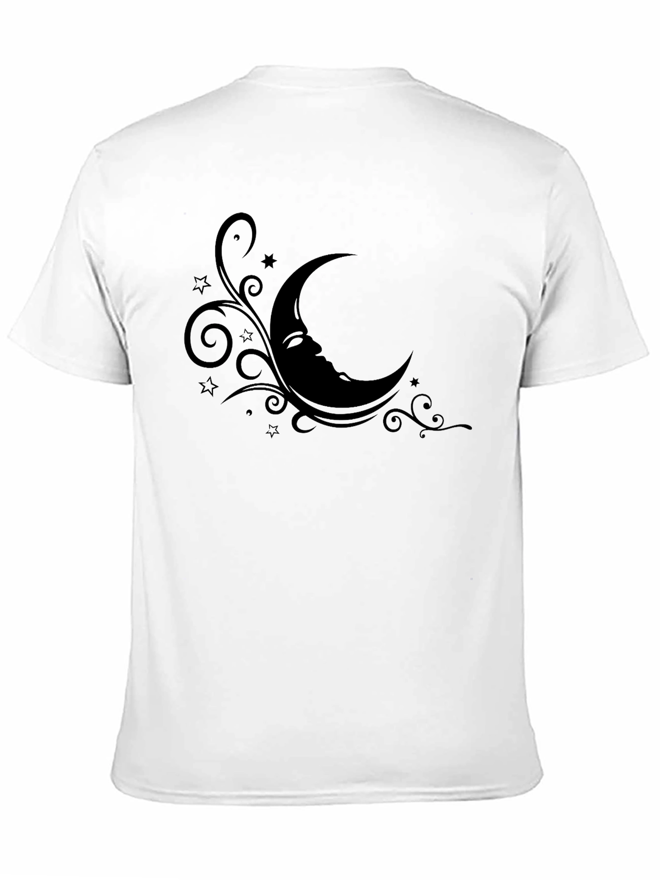 Mystic Moon Graphic Tee - Mens Black T-Shirt