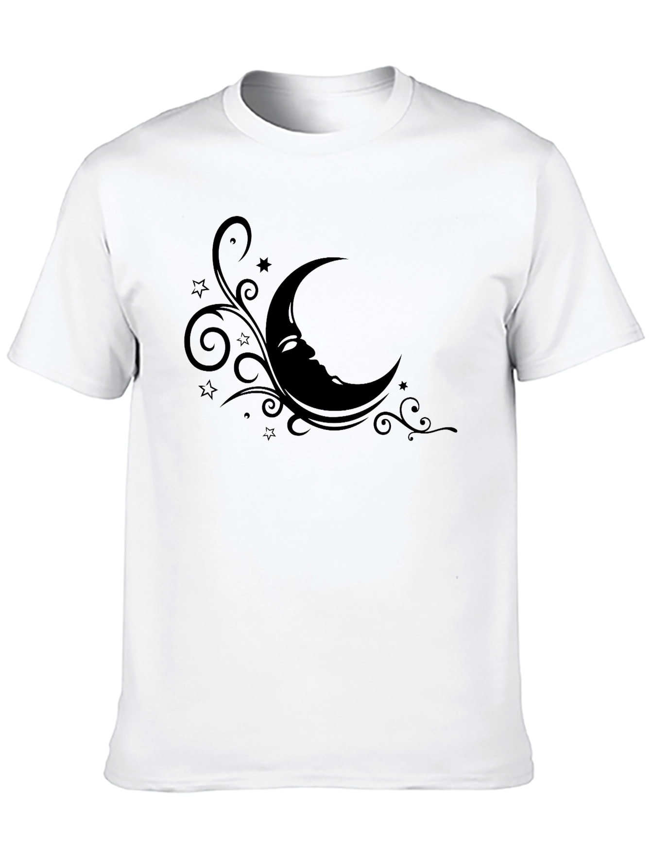 Mystic Moon Graphic Tee - Mens Black T-Shirt