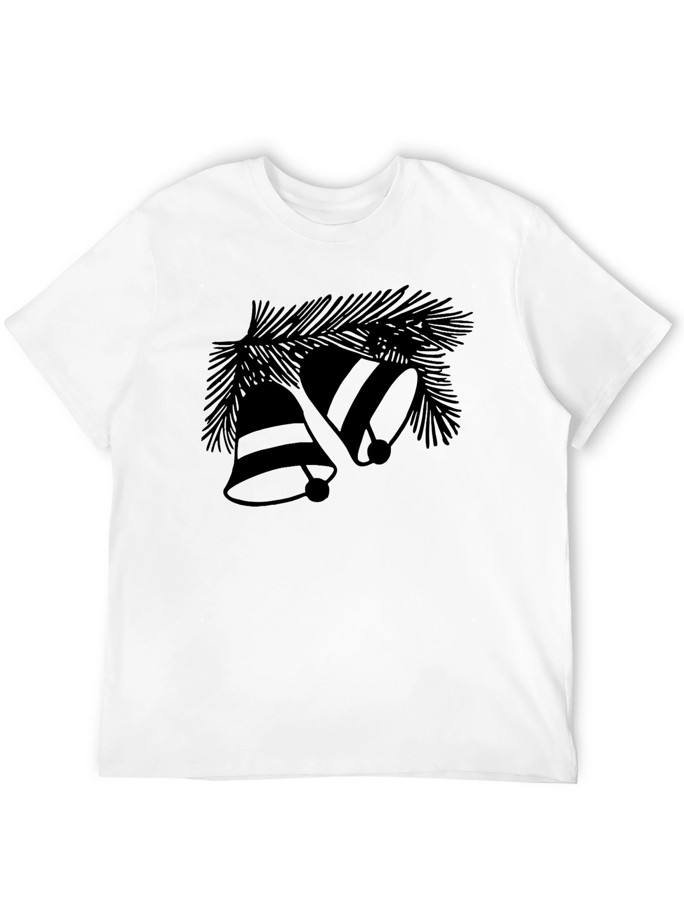 Festive Bells Graphic Tee - Holiday Cheer