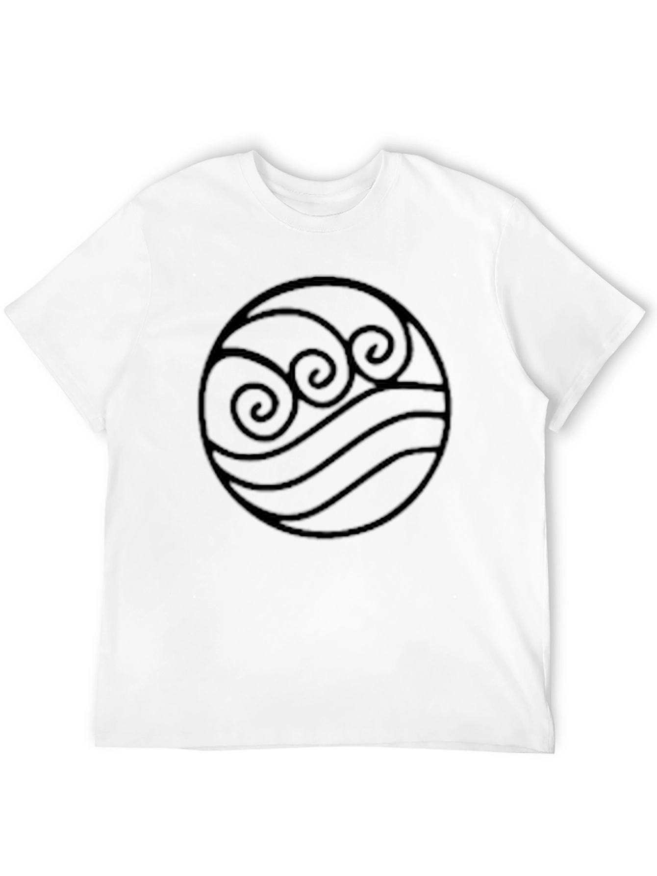 Water Tribe Symbol Black T-Shirt