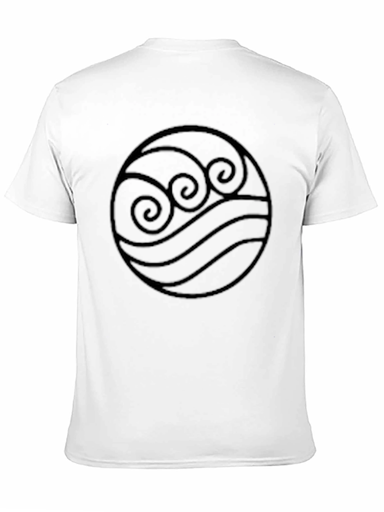 Water Tribe Symbol Black T-Shirt