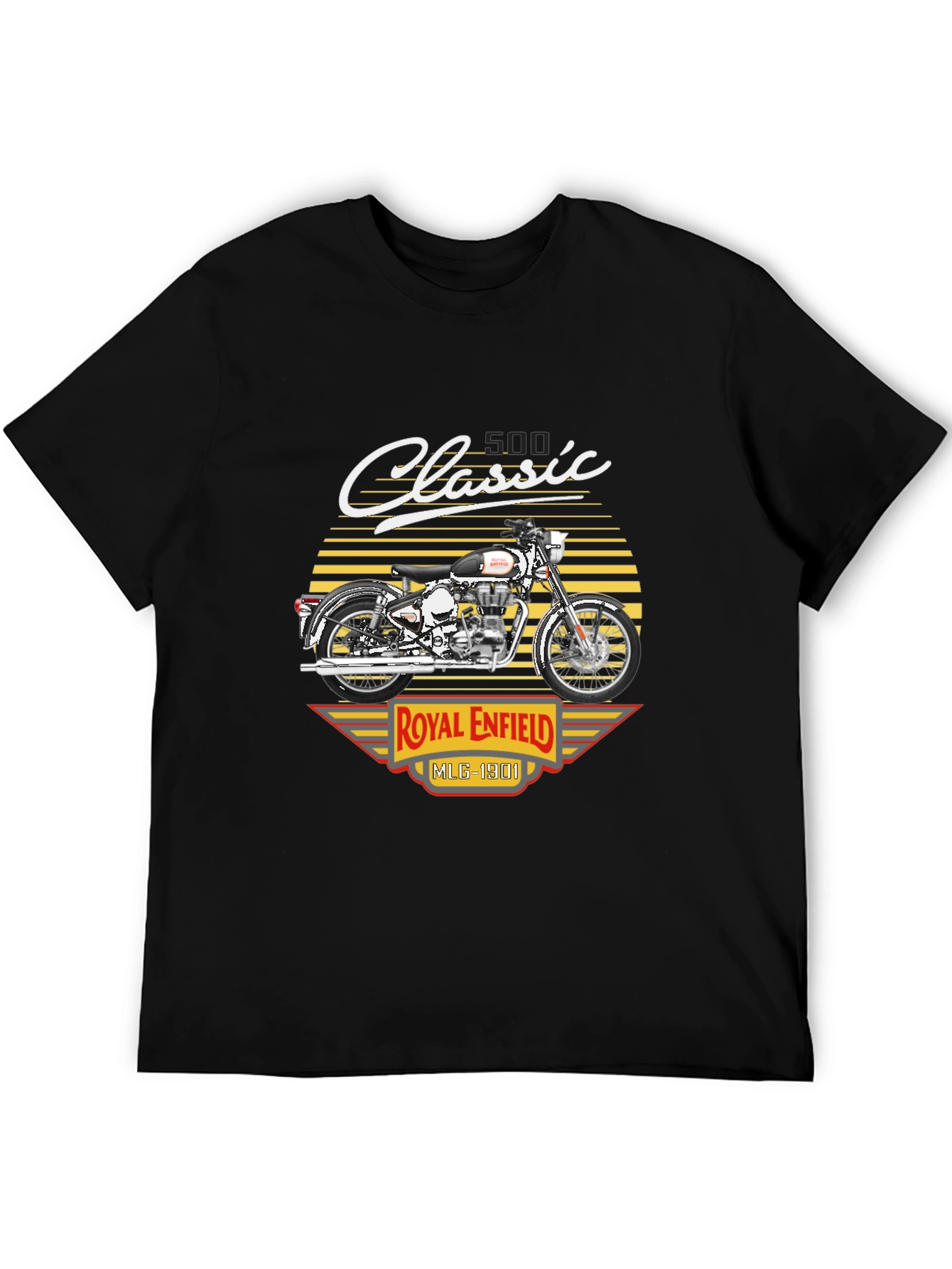 Royal Enfield Classic Motorcycle Graphic T-Shirt