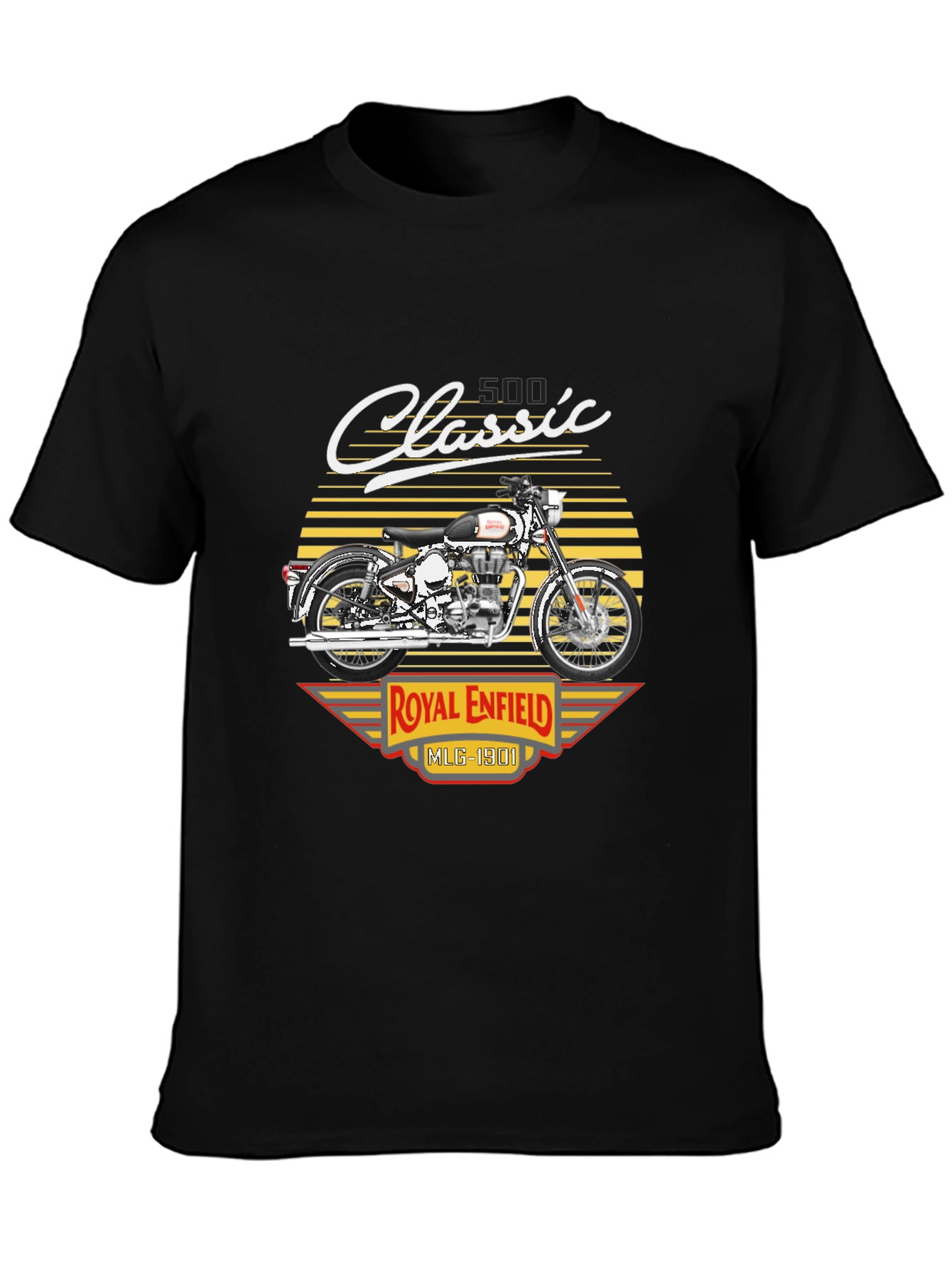 Royal Enfield Classic Motorcycle Graphic T-Shirt