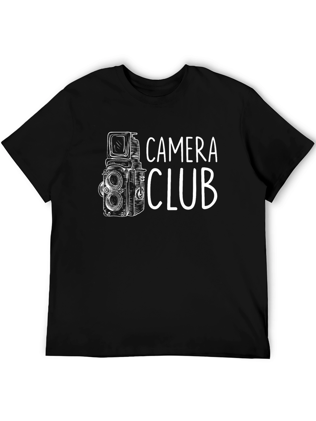 Camera Club Graphic Tee - Black