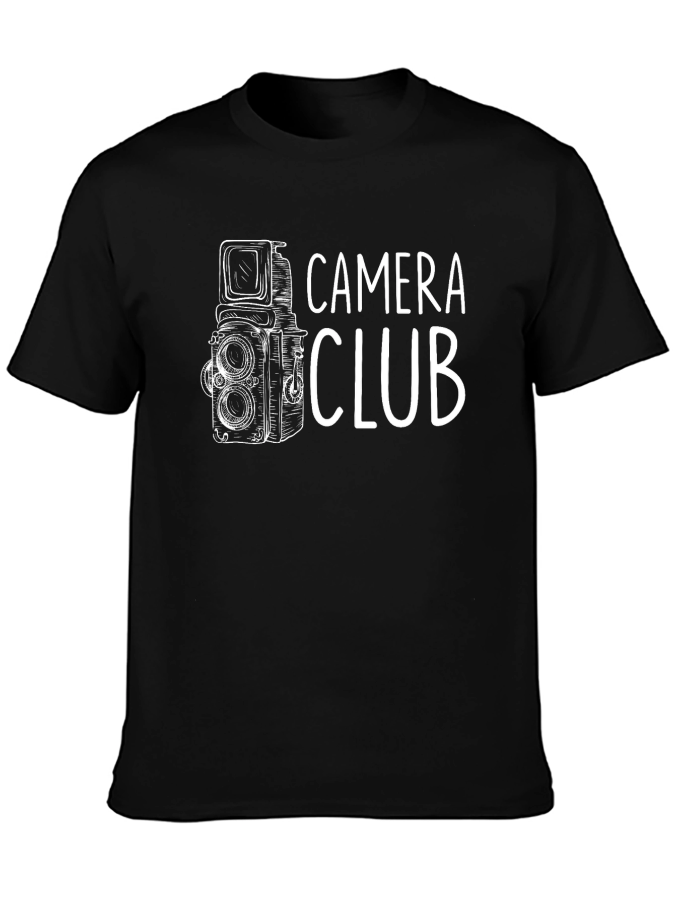Camera Club Graphic Tee - Black