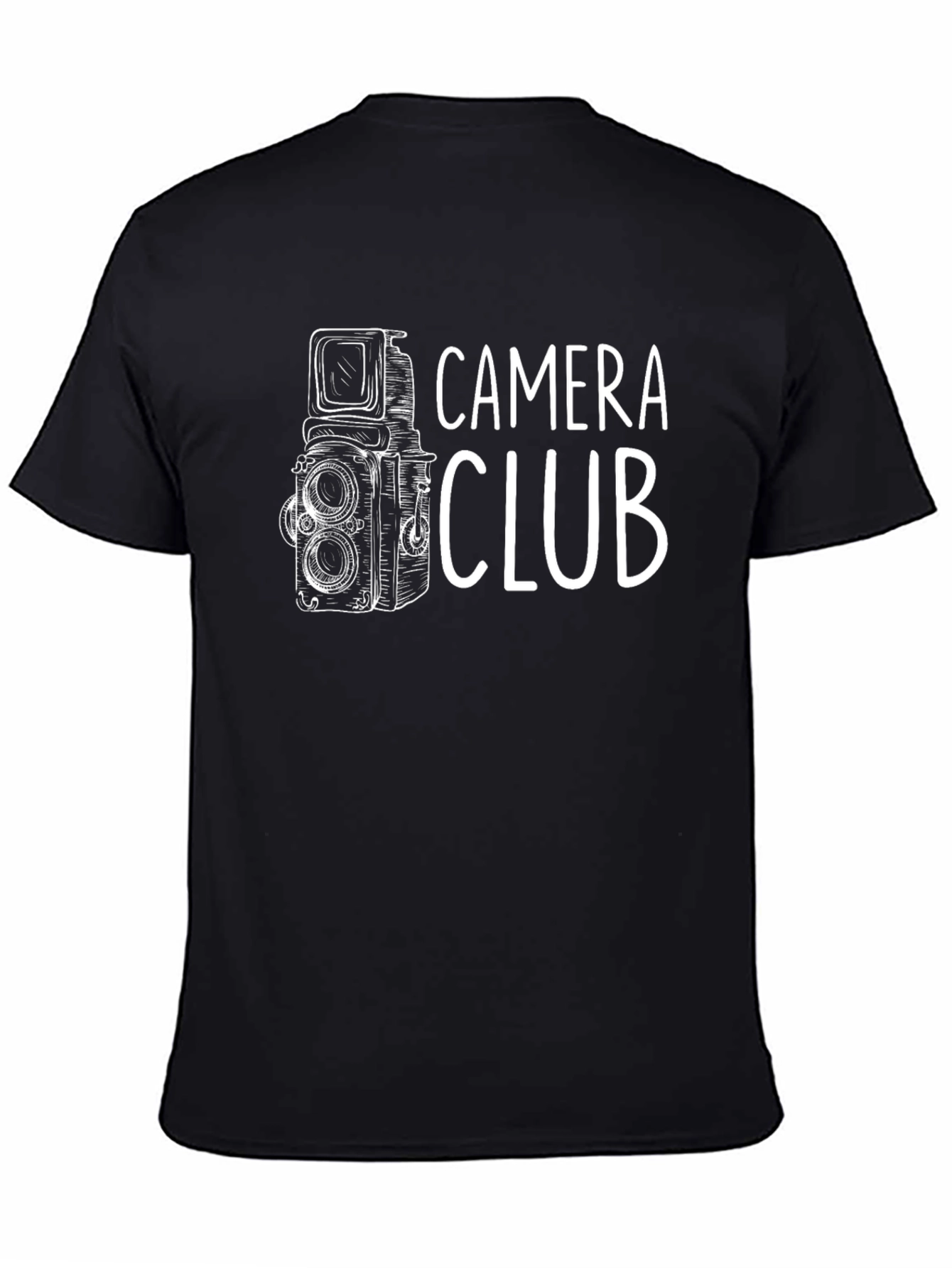 Camera Club Graphic Tee - Black