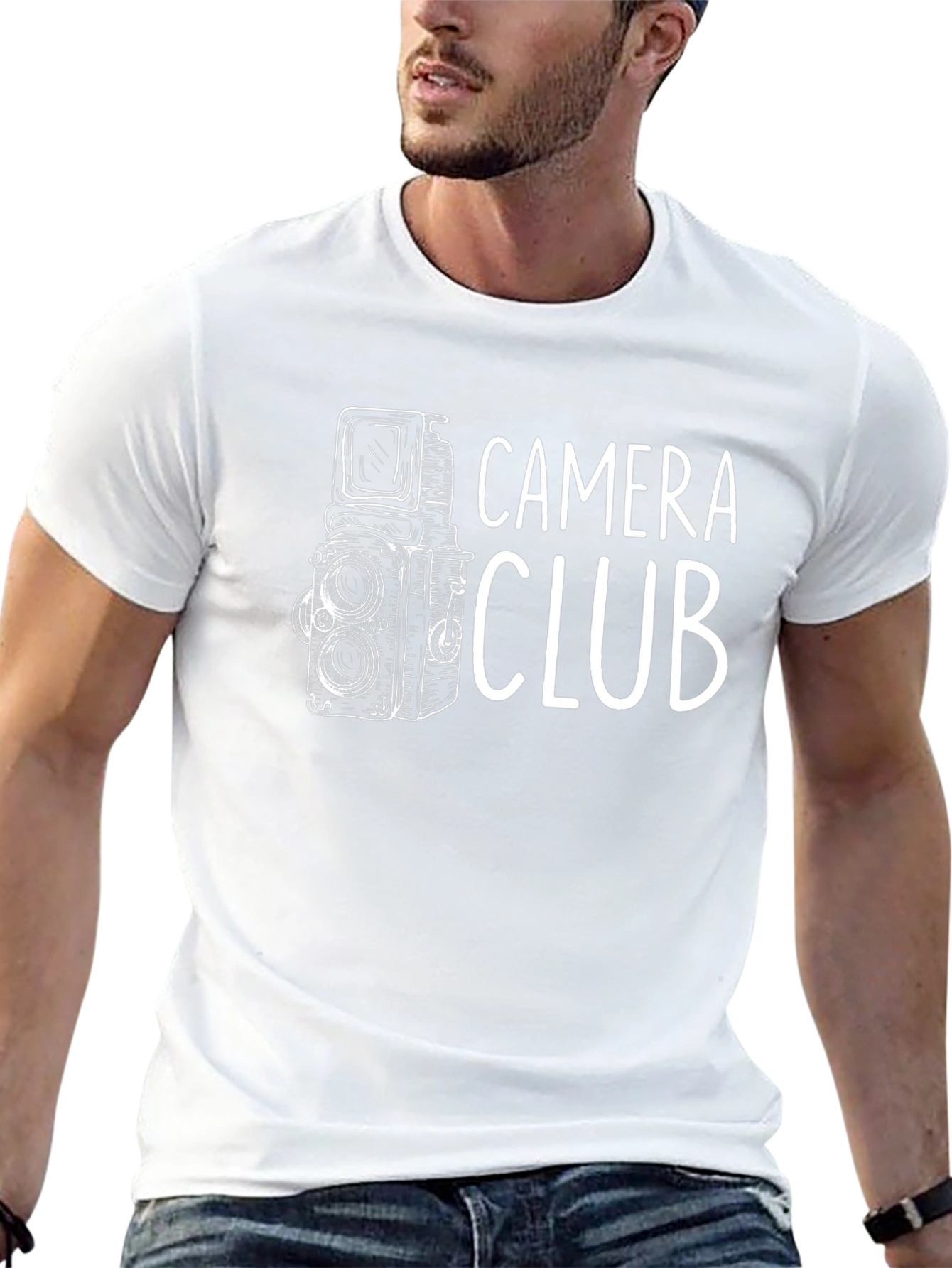 Camera Club Graphic Tee - Black