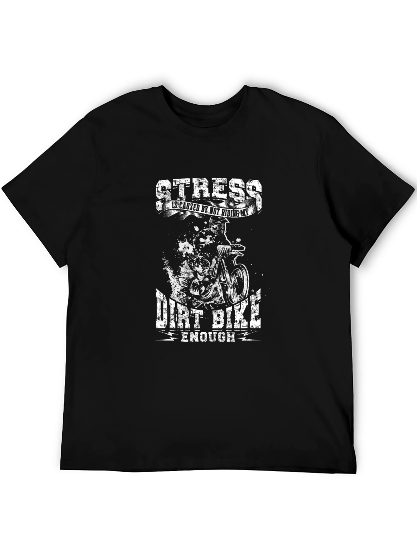 Dirt Bike Stress Relief Graphic Tee
