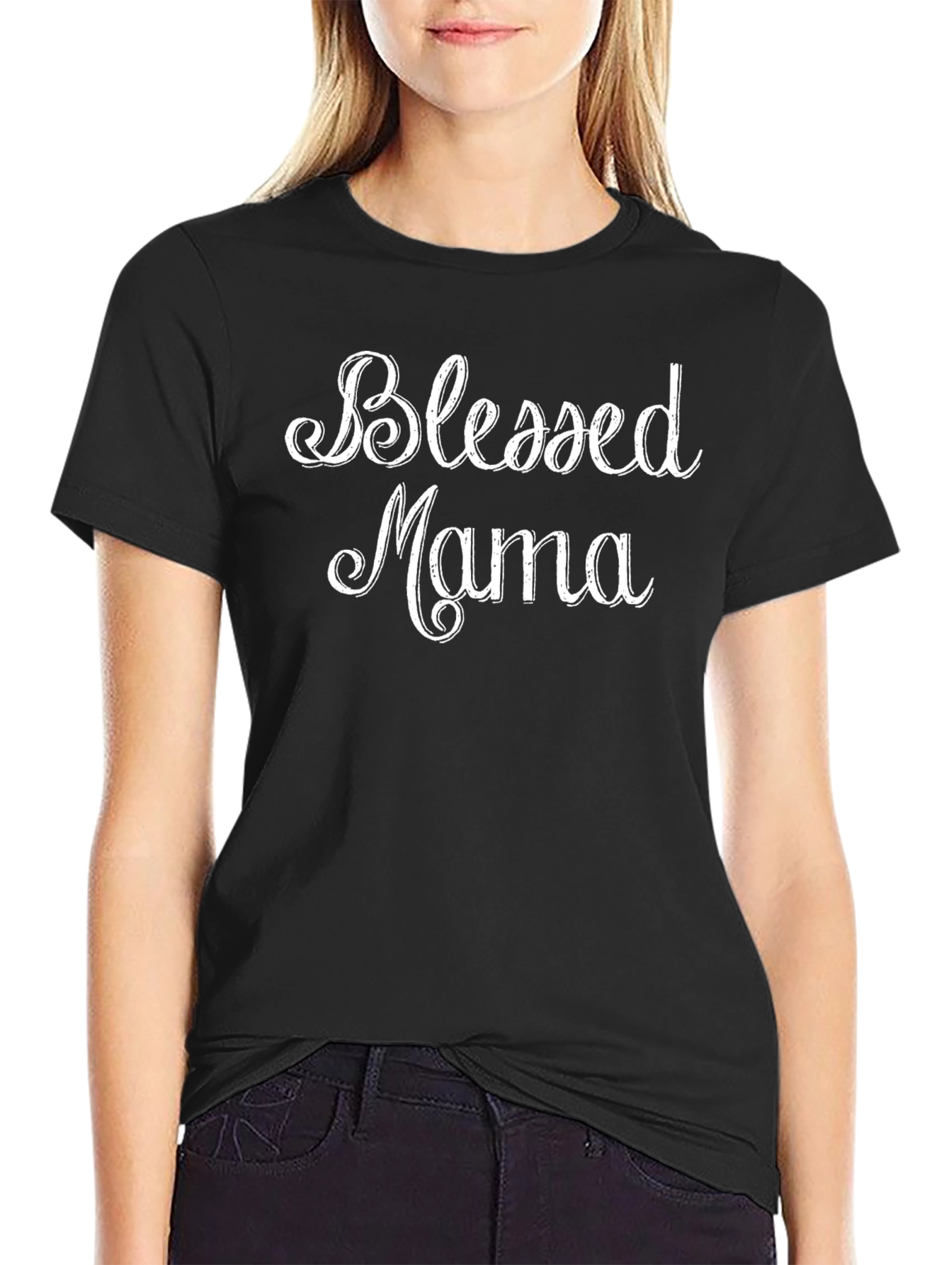 Blessed Mama T-Shirt - Stylish Mom Apparel