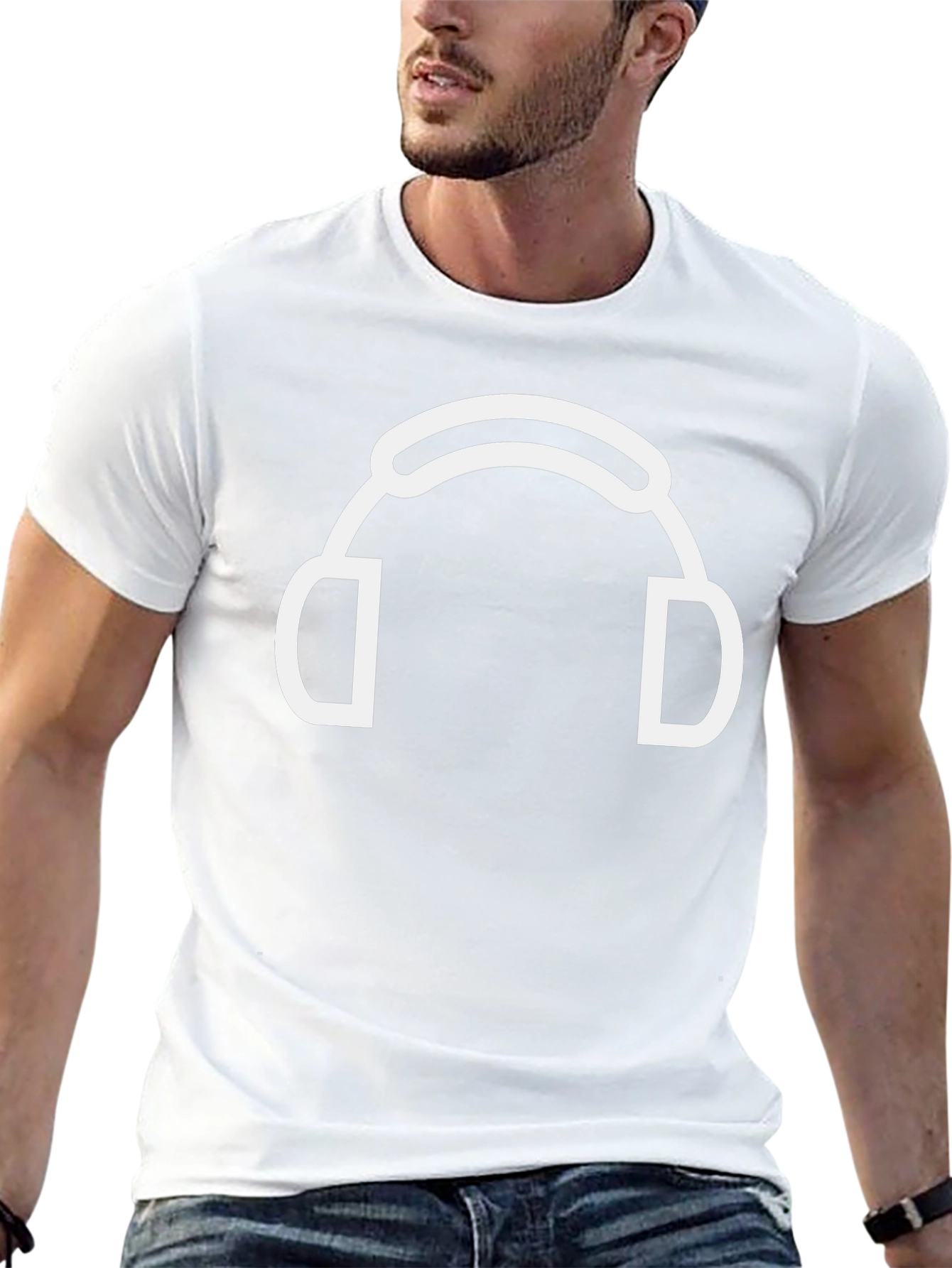 Headphones Graphic Tee - Cool Casual Style