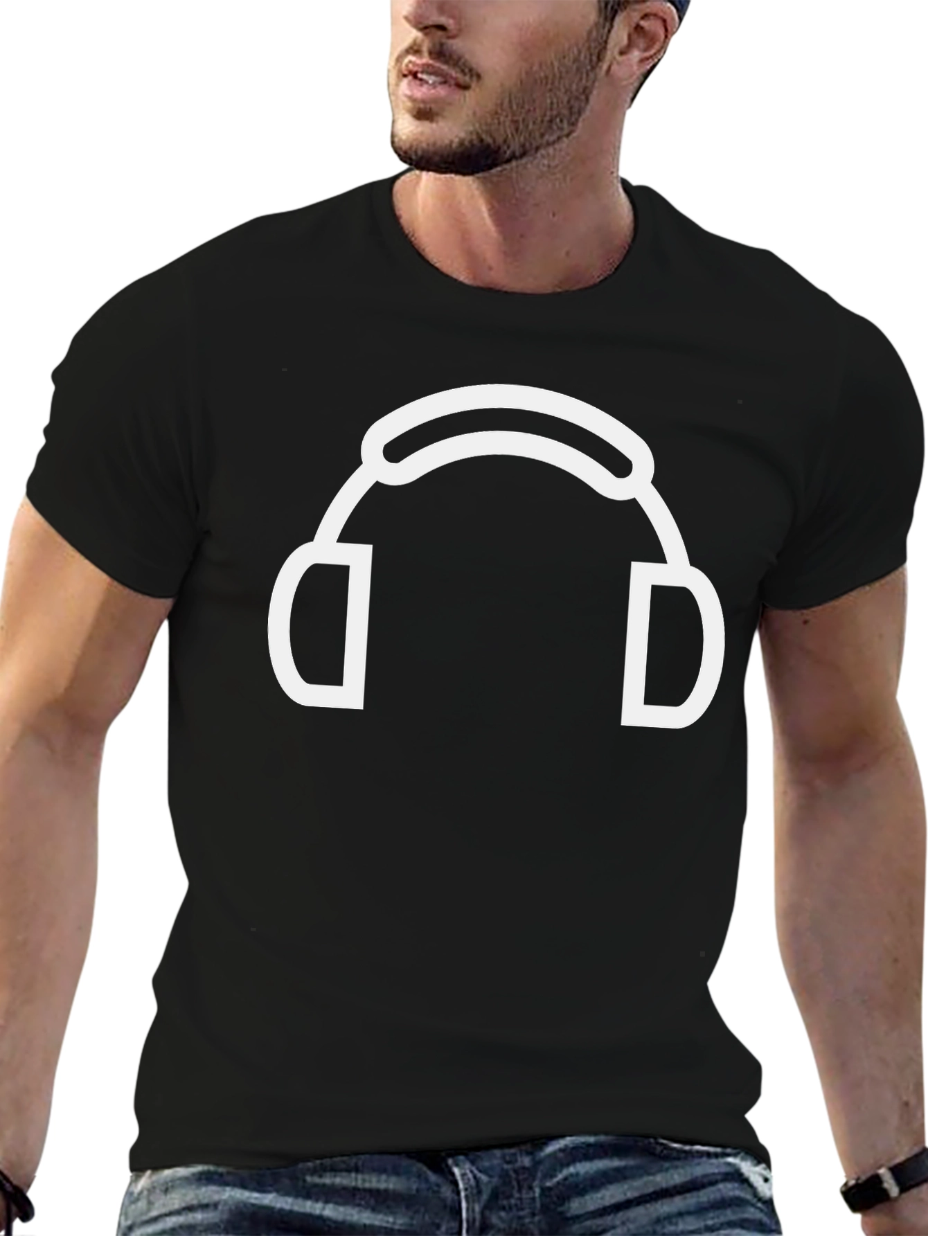 Headphones Graphic Tee - Cool Casual Style
