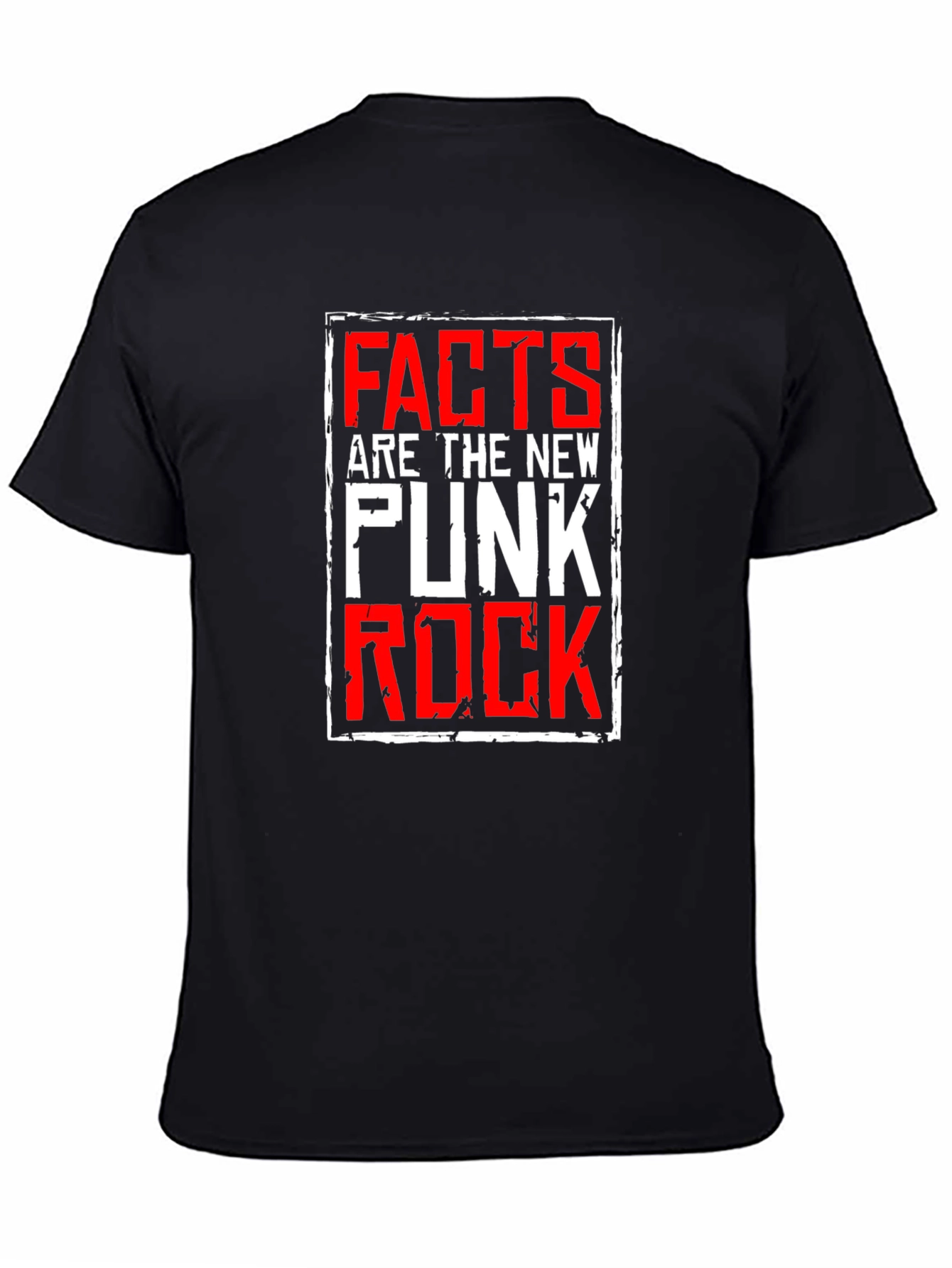 Facts are the New Punk Rock Black T-Shirt