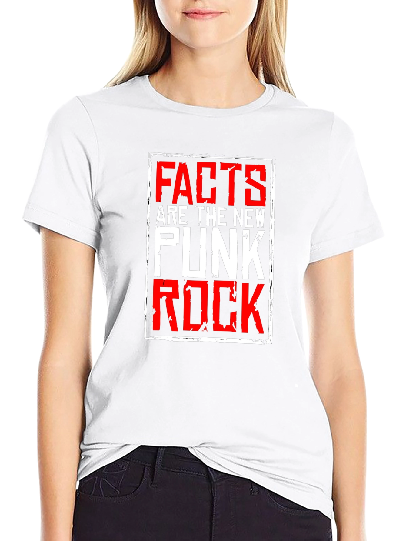 Facts are the New Punk Rock Black T-Shirt
