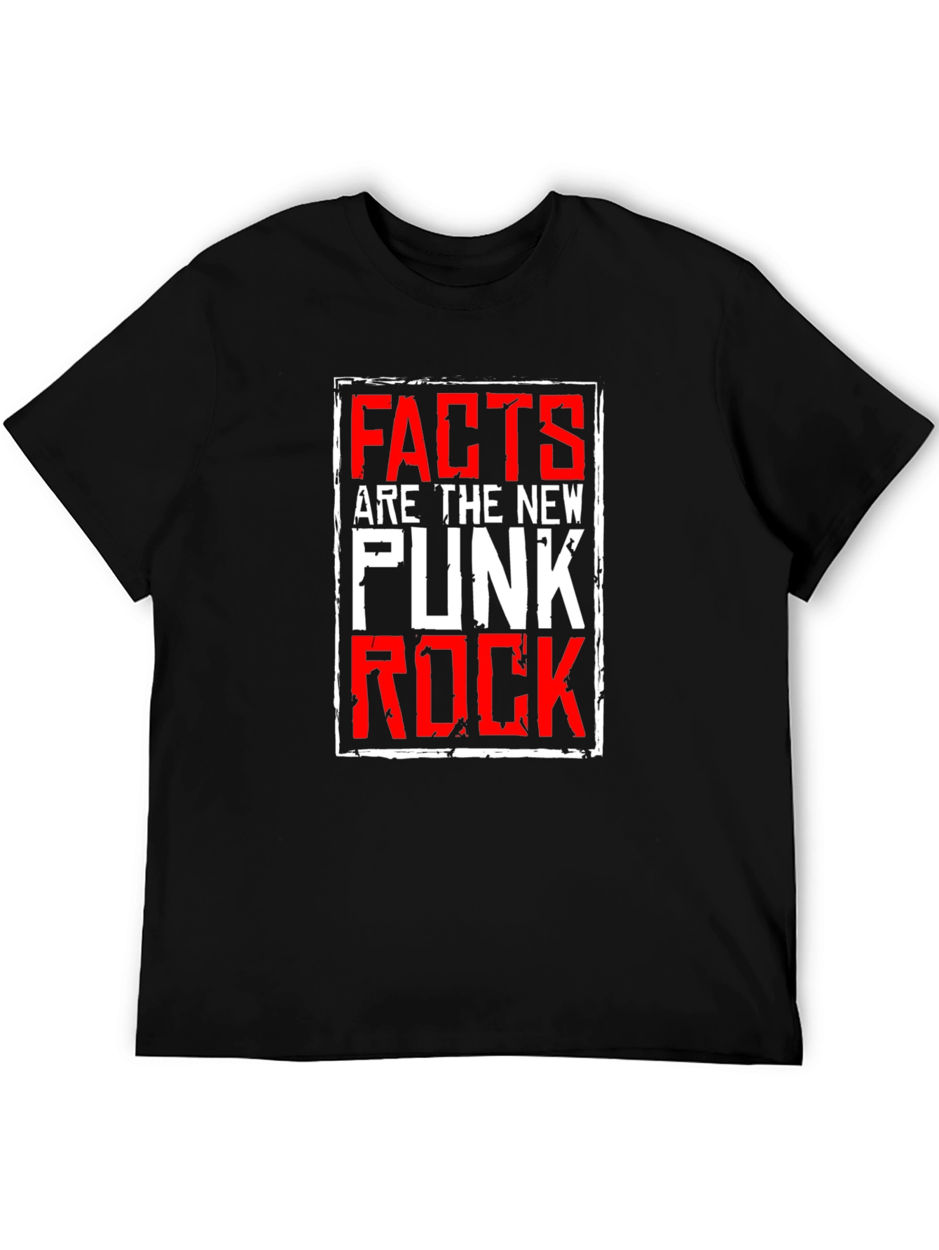 Facts are the New Punk Rock Black T-Shirt