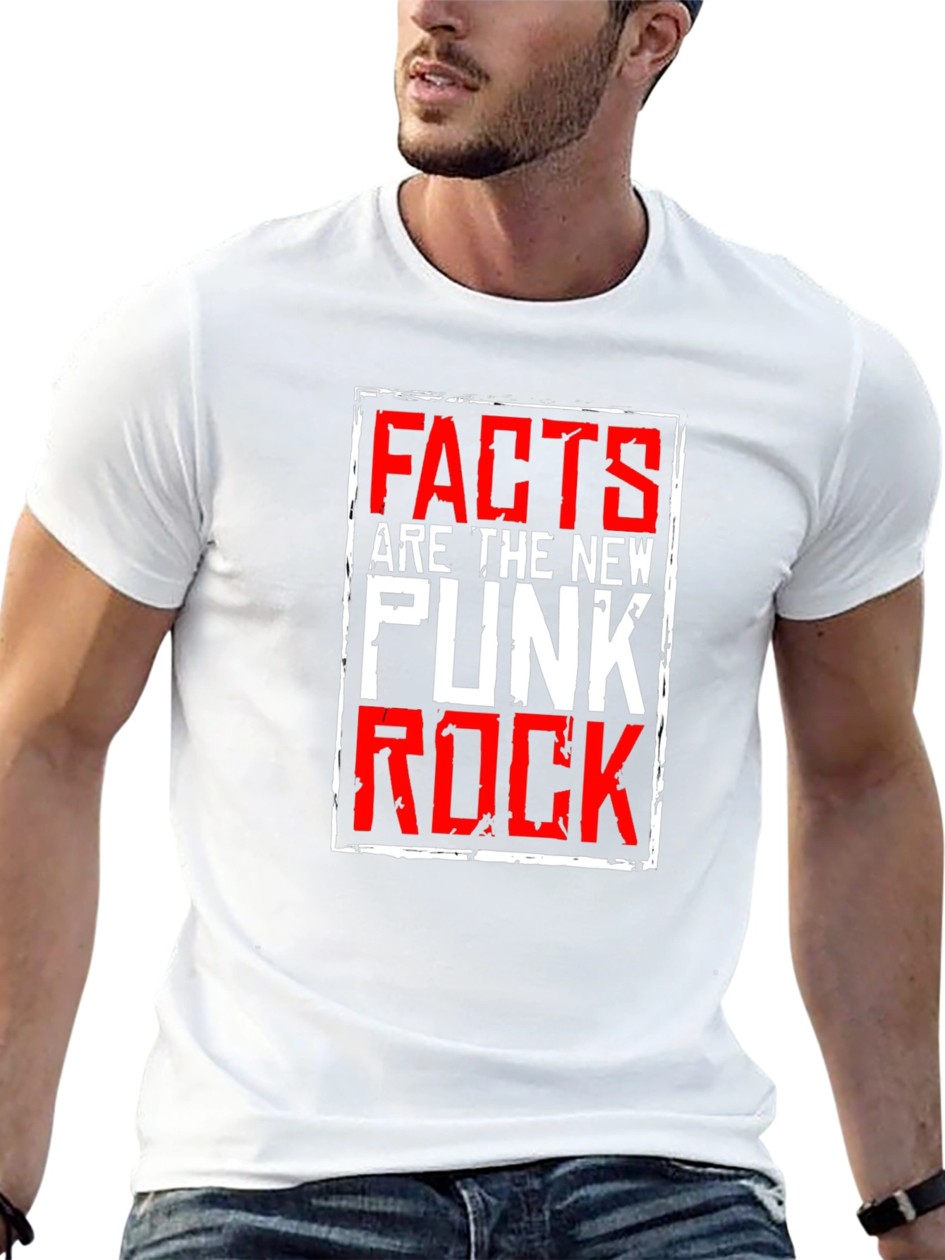 Facts are the New Punk Rock Black T-Shirt