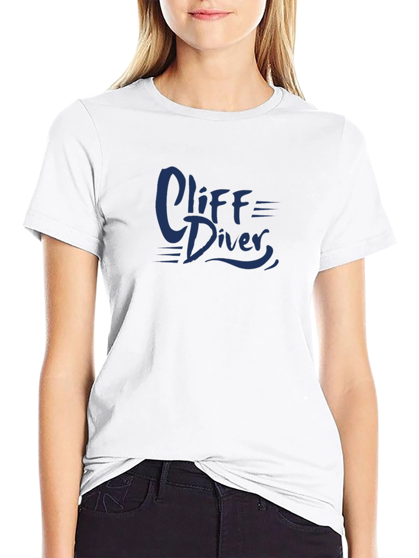 Cliff Diver Graphic T-Shirt - Cool Casual Tee