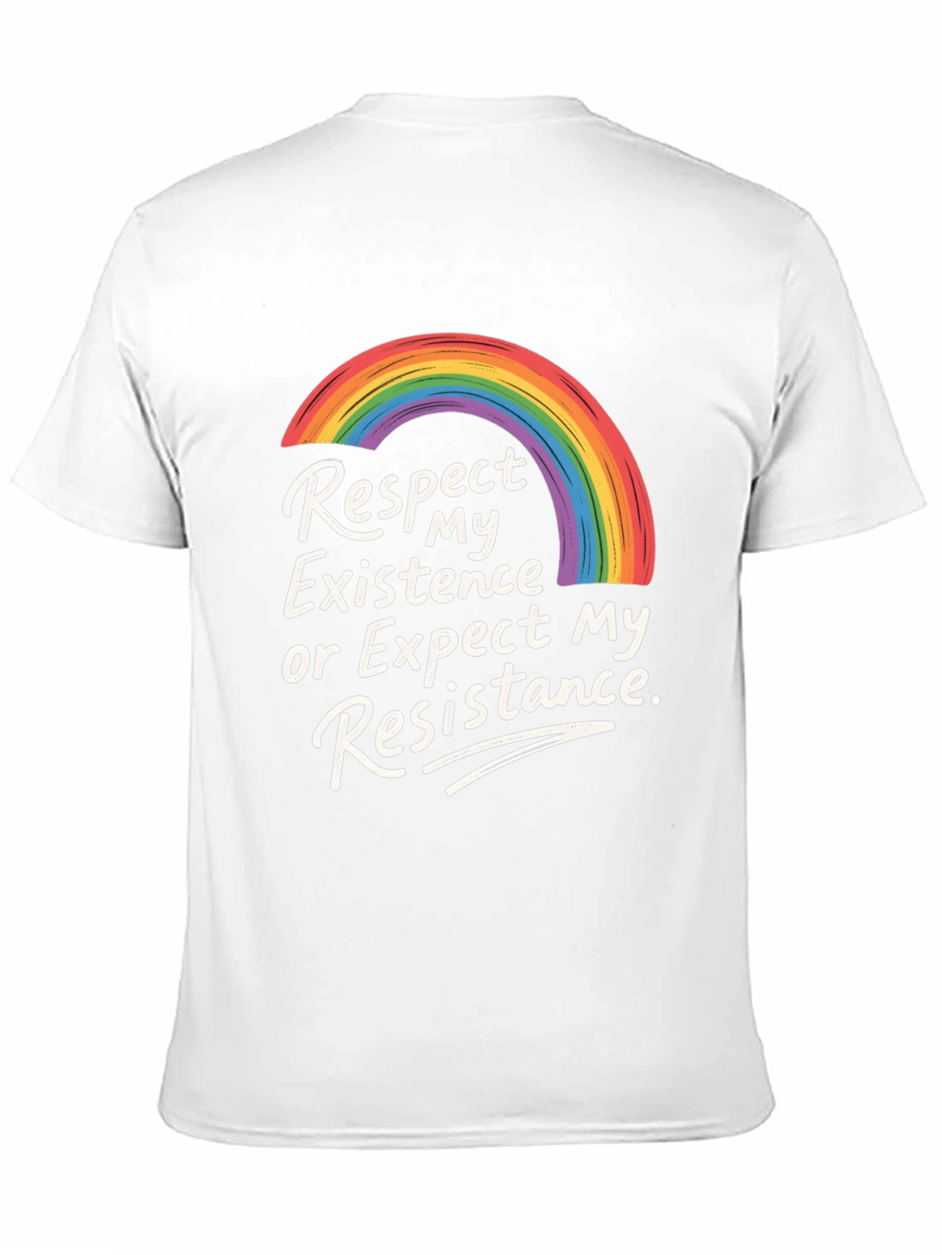 Rainbow Pride Respect Existence T-Shirt