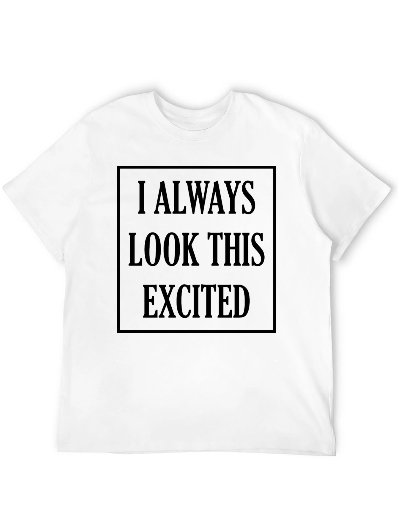Always Excited Graphic Tee - Black