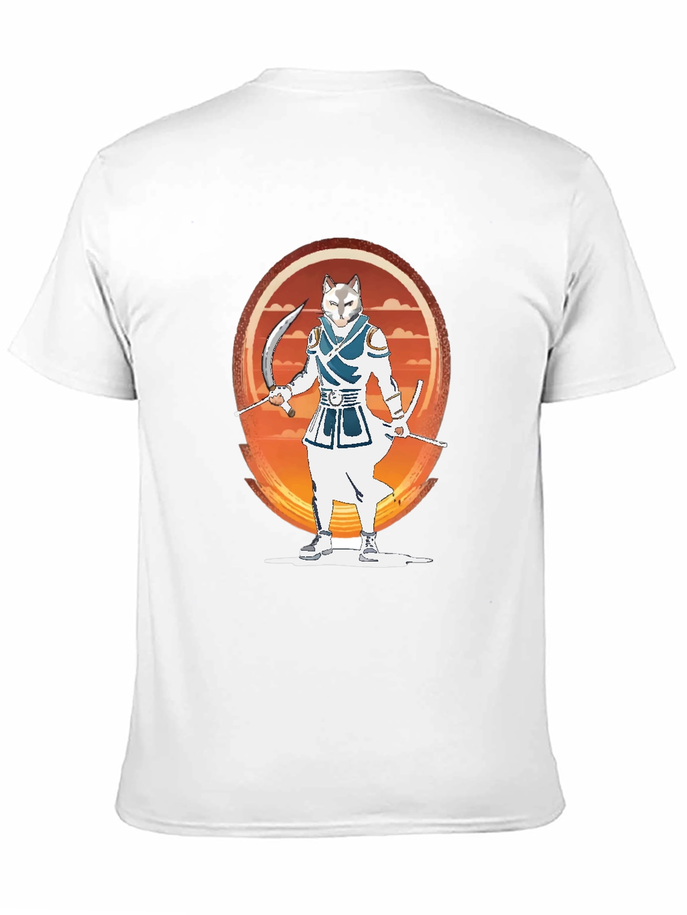 Ninja Cat Graphic T-Shirt