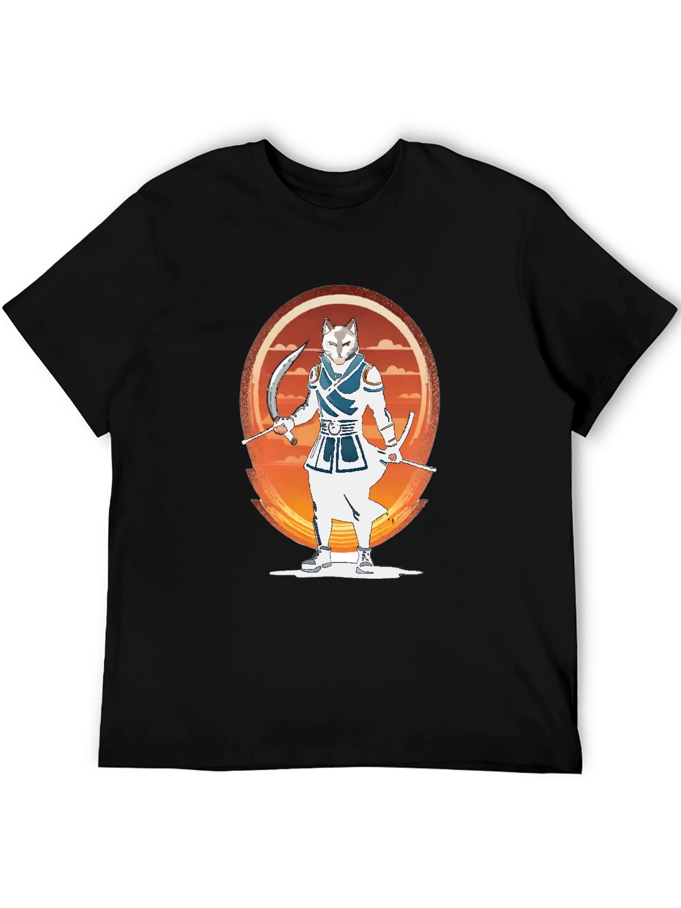 Ninja Cat Graphic T-Shirt