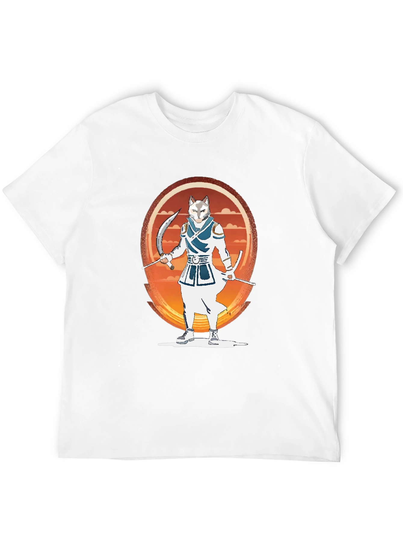 Ninja Cat Graphic T-Shirt