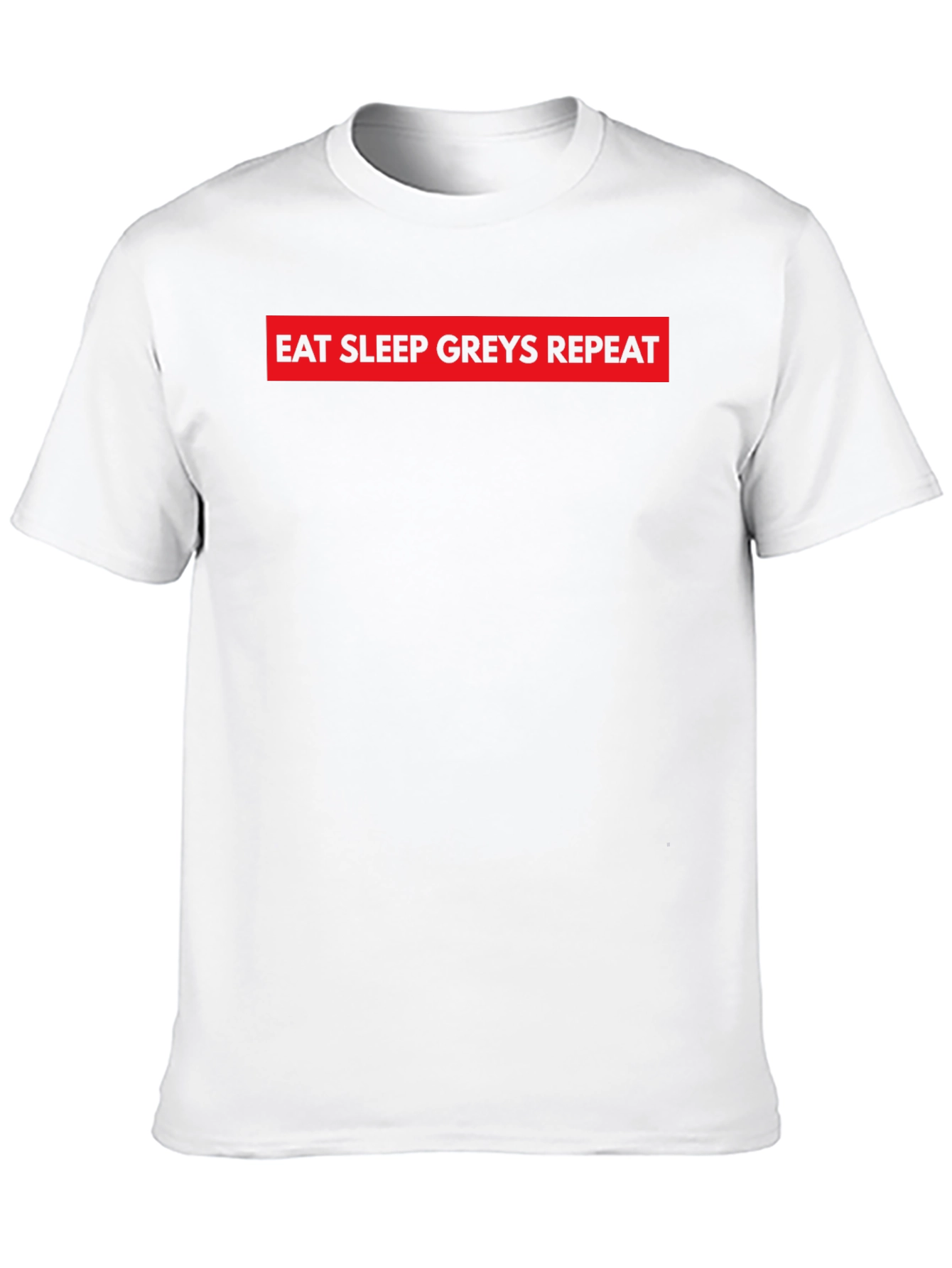 Eat Sleep Greys Repeat Black T-Shirt