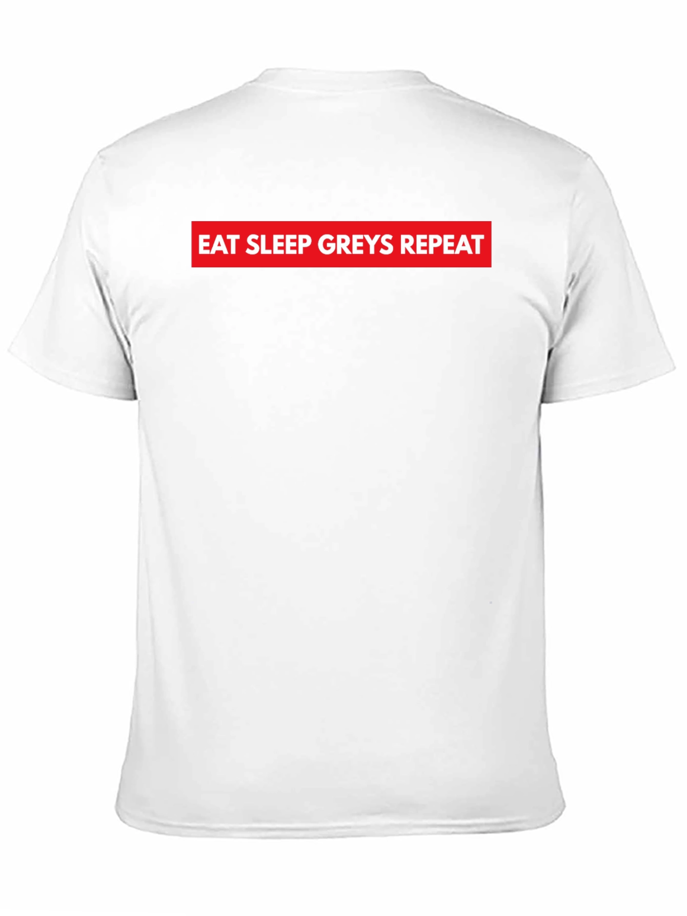 Eat Sleep Greys Repeat Black T-Shirt