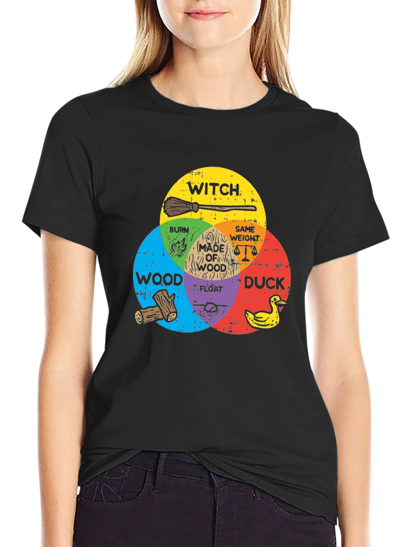 Witch Venn Diagram Graphic Tee