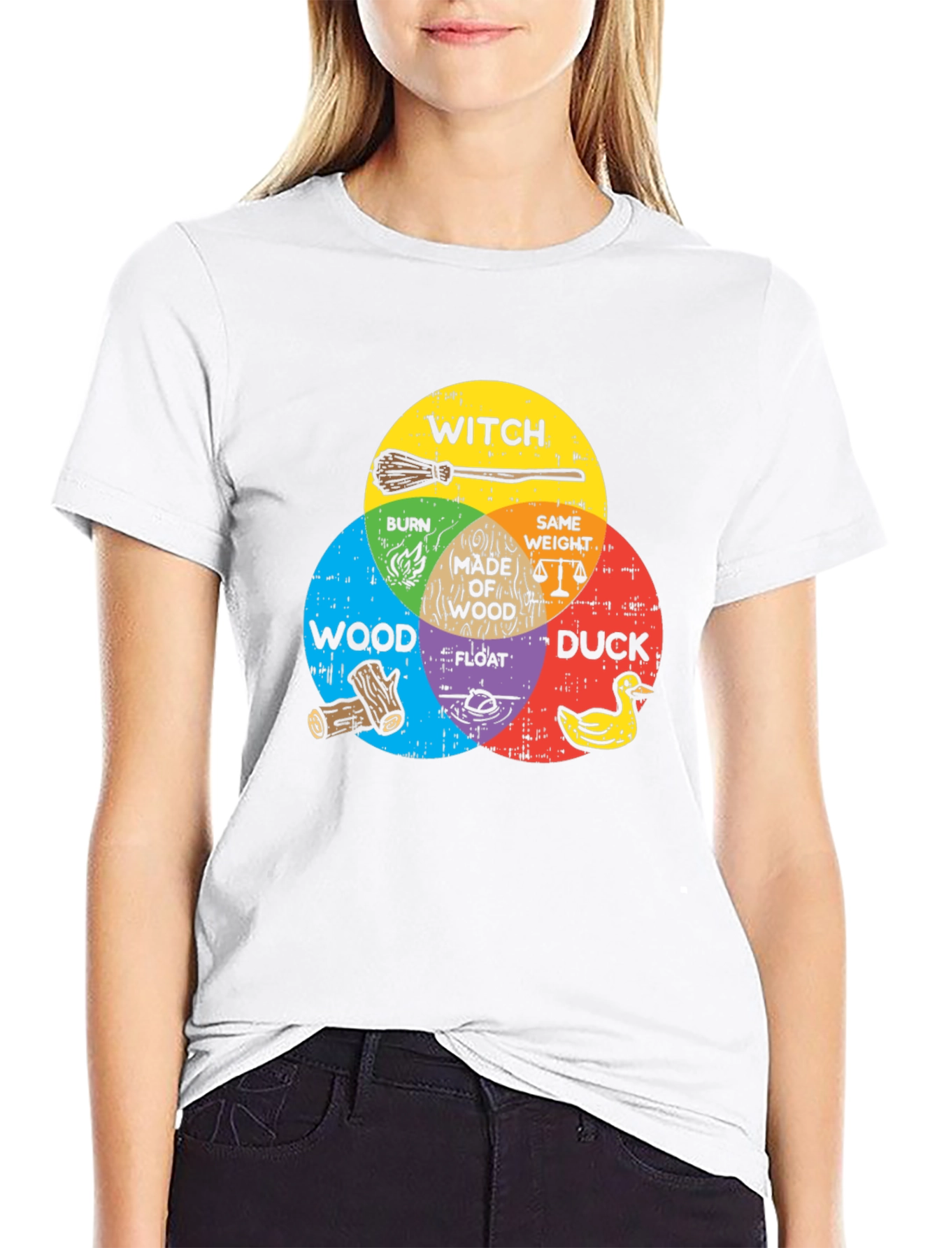 Witch Venn Diagram Graphic Tee