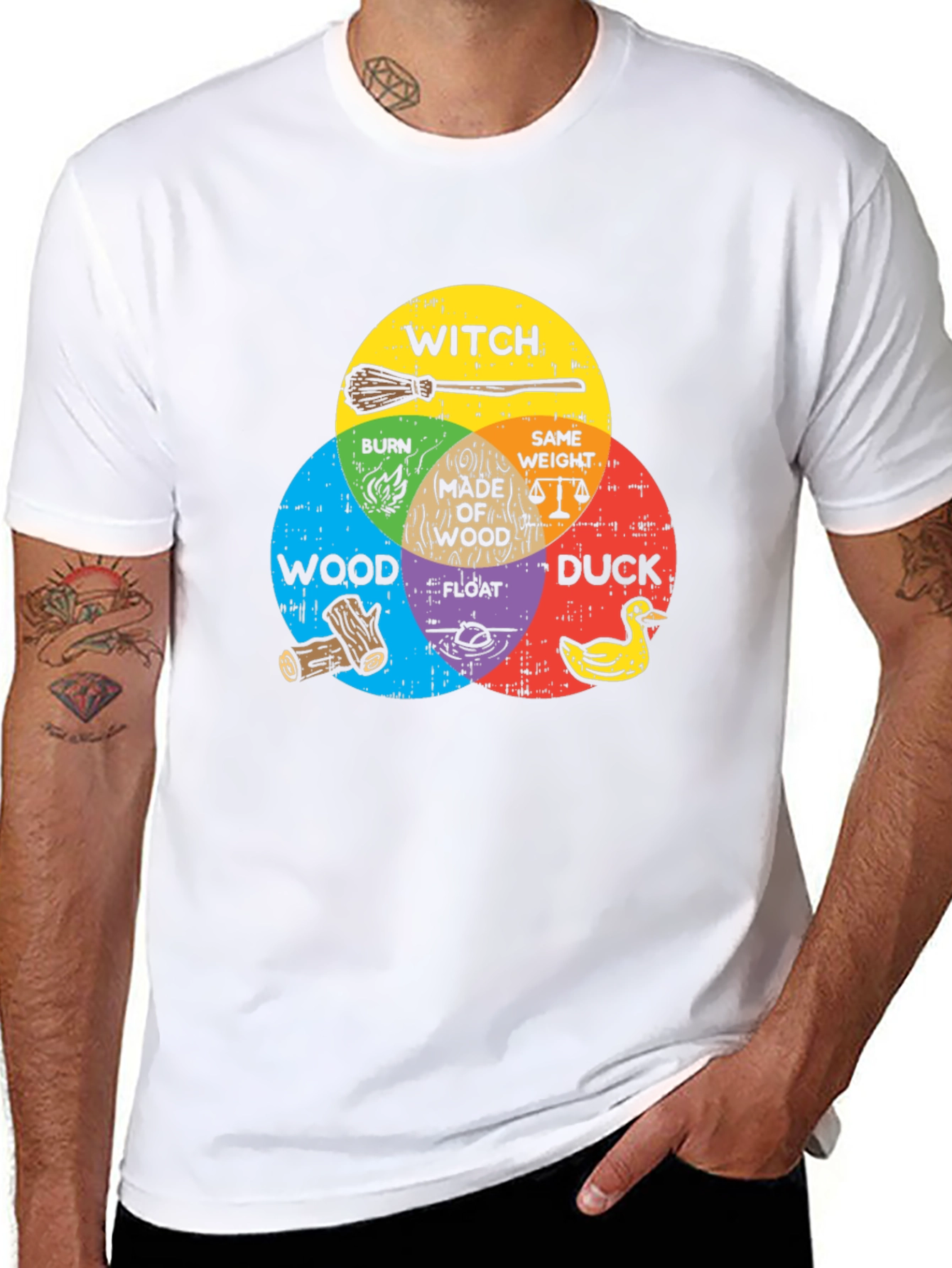 Witch Venn Diagram Graphic Tee