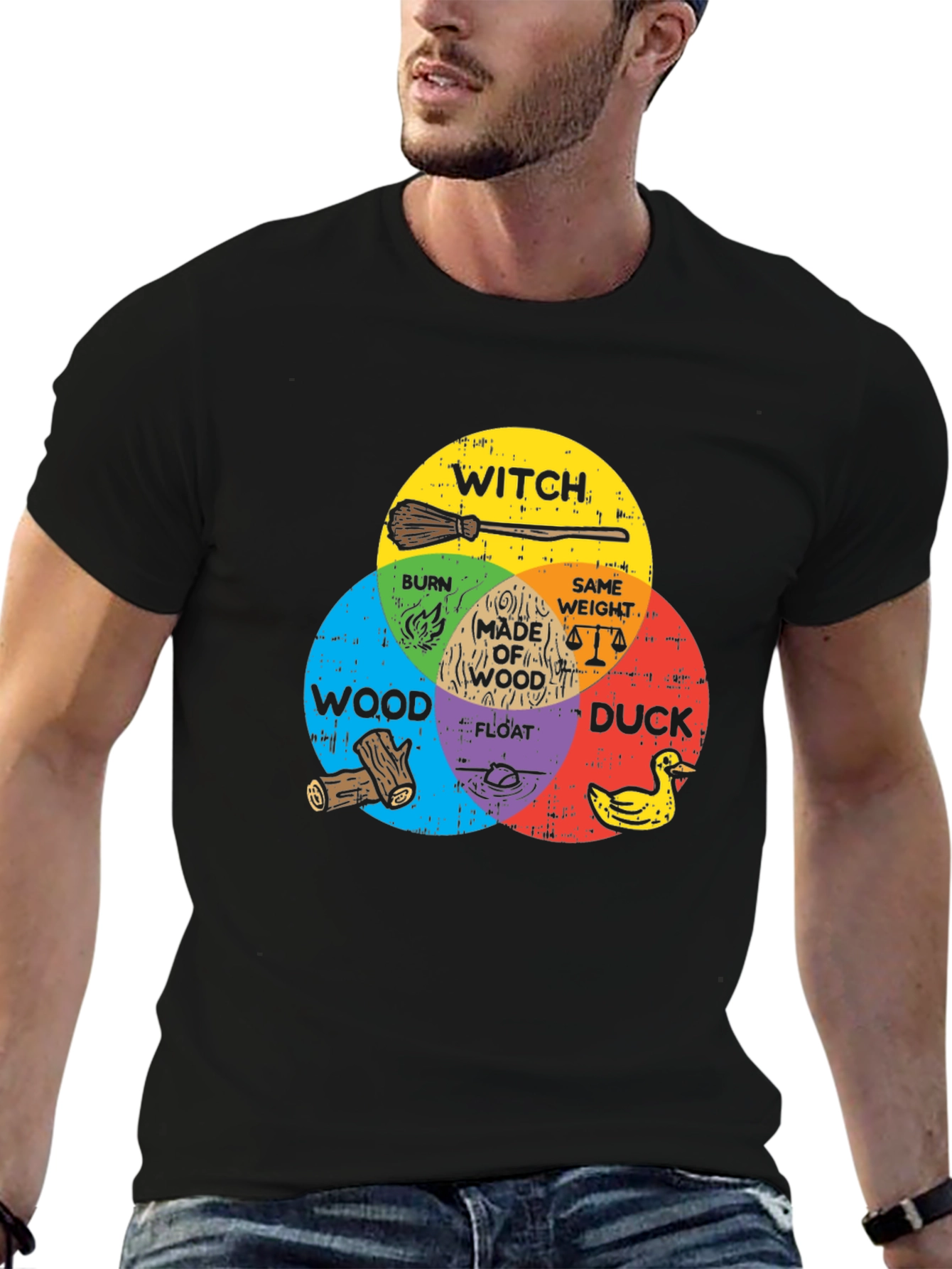 Witch Venn Diagram Graphic Tee