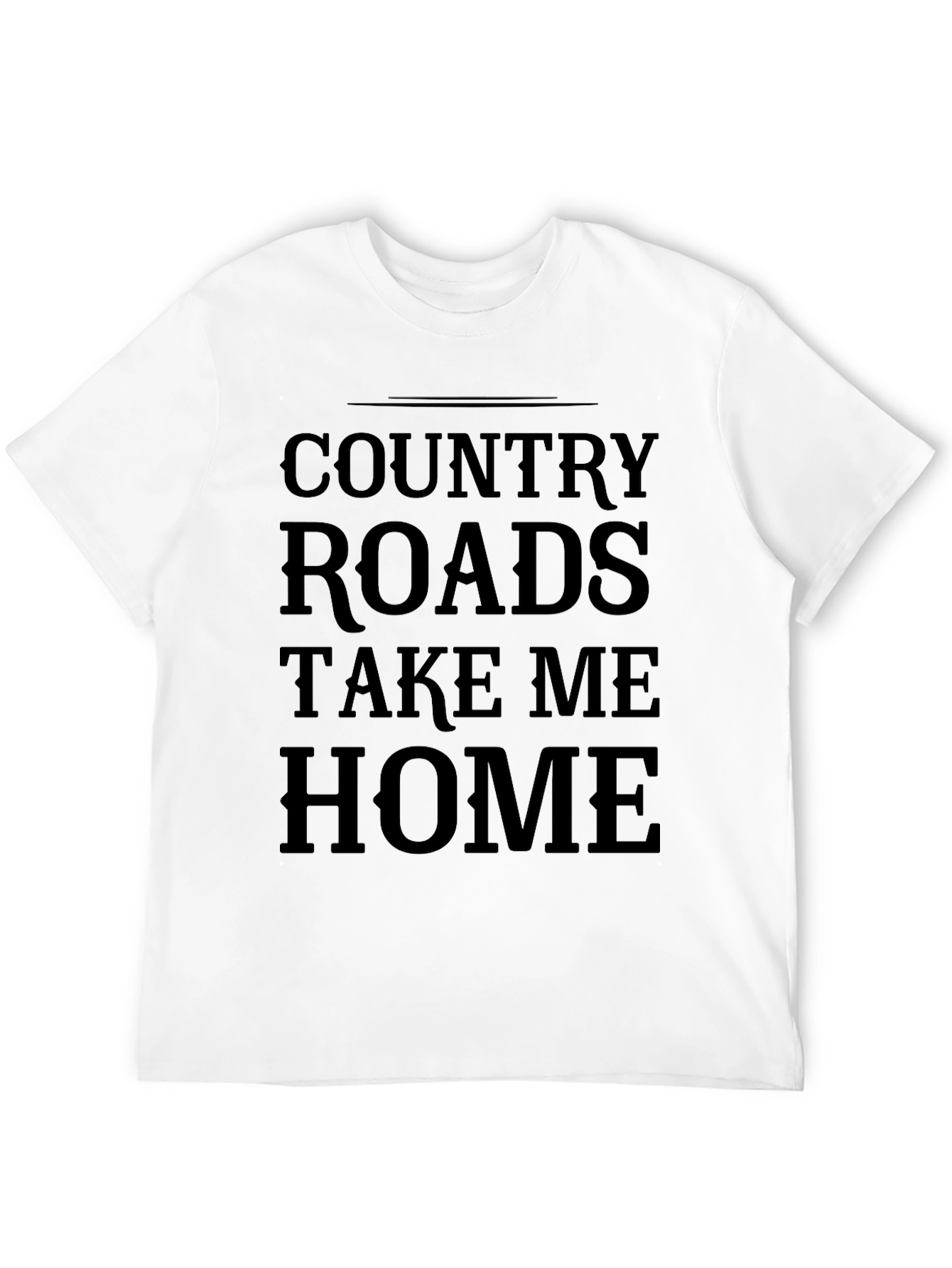 Country Roads T-Shirt - Take Me Home Black Tee