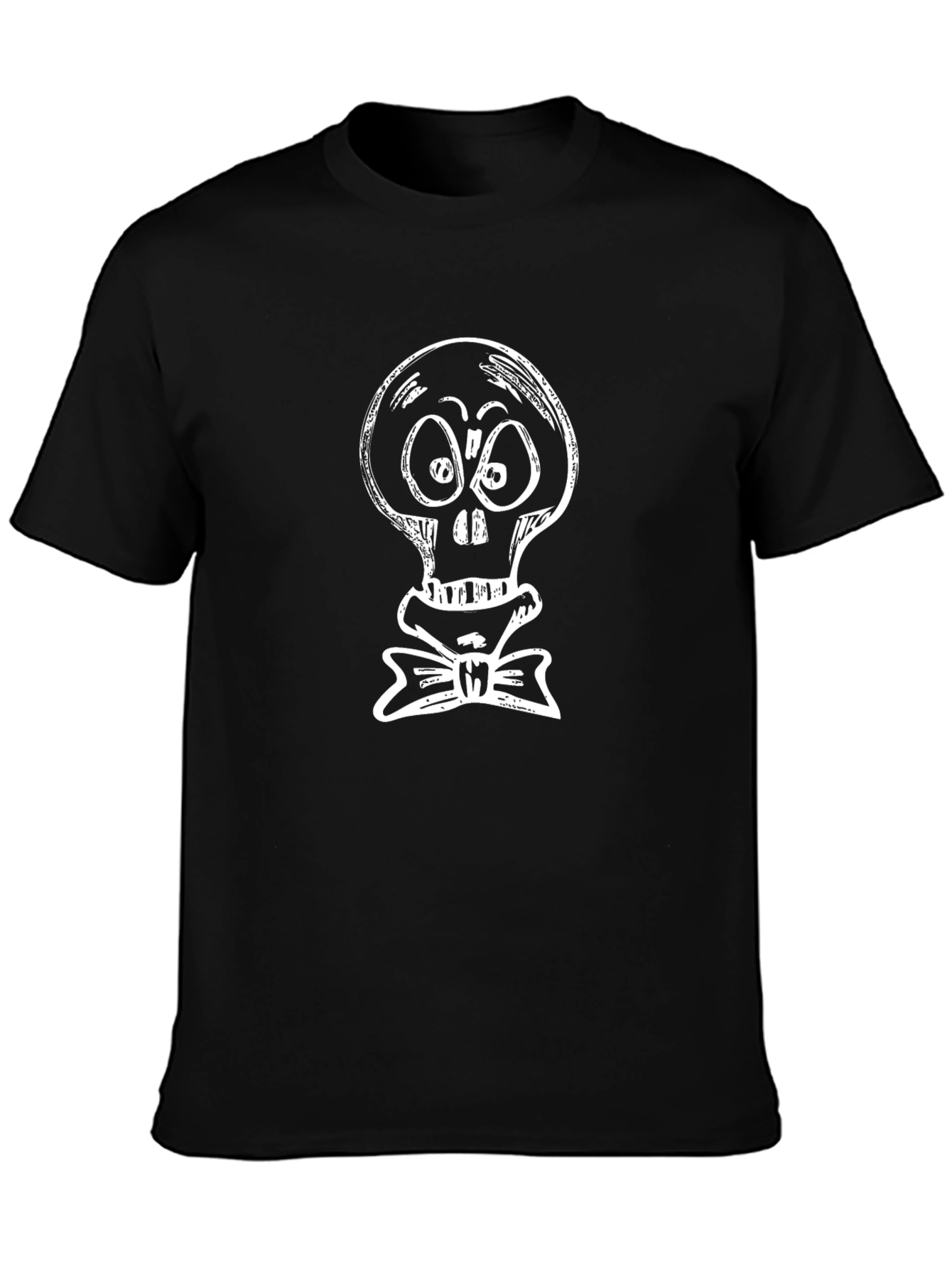 Skull Bow Tie T-Shirt - Mens Graphic Tee