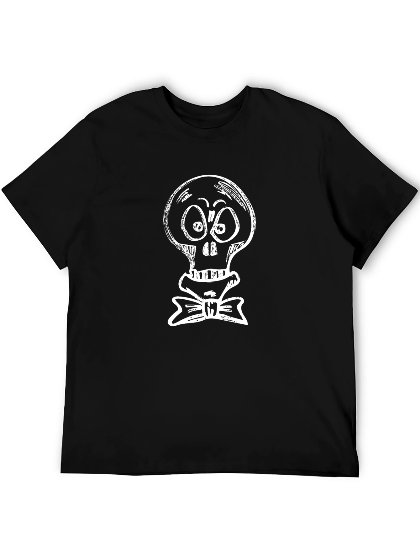 Skull Bow Tie T-Shirt - Mens Graphic Tee