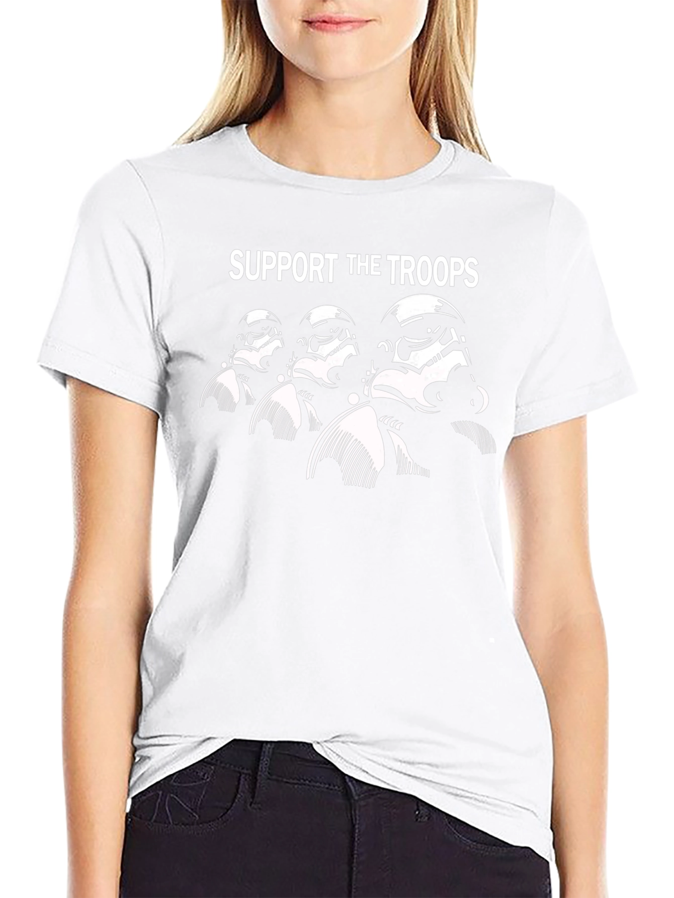 Support the Troops Stormtrooper T-Shirt