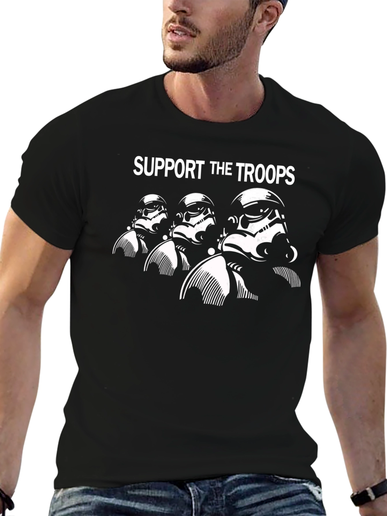 Support the Troops Stormtrooper T-Shirt