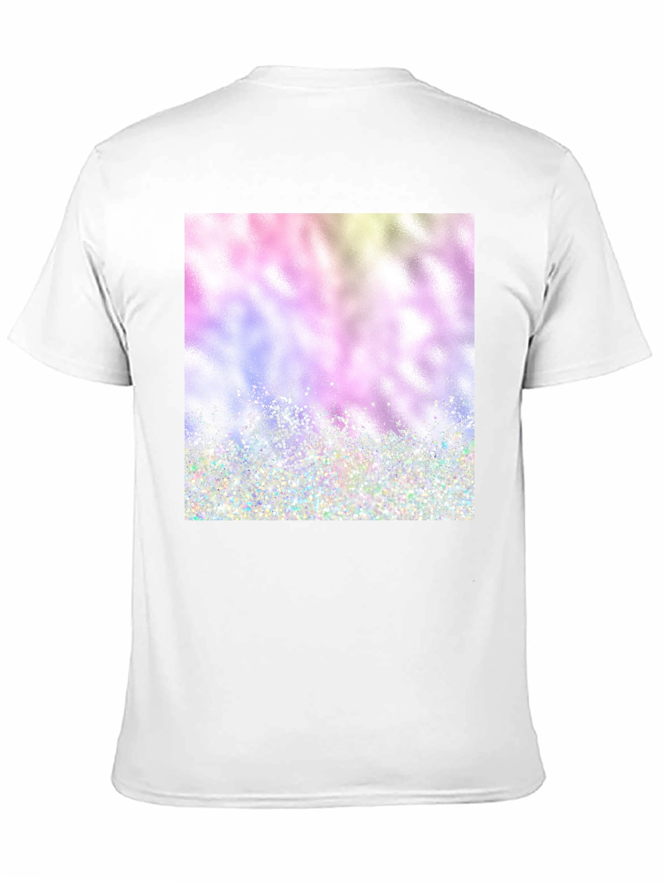 Rainbow Glitter Graphic Tee - Soft Style